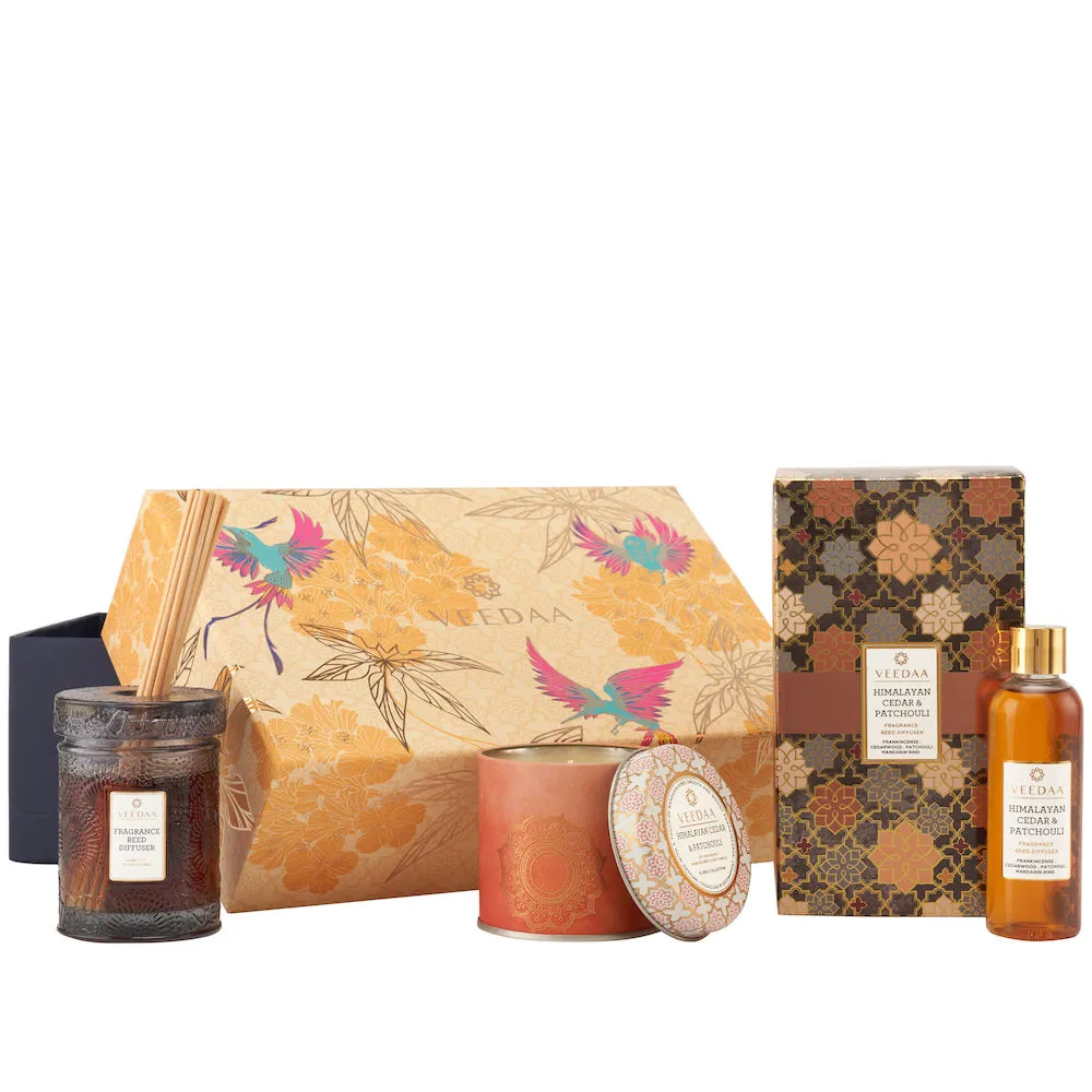 Veedaa Candles Himalayan Cedar & Patchouli Duo Gift Set