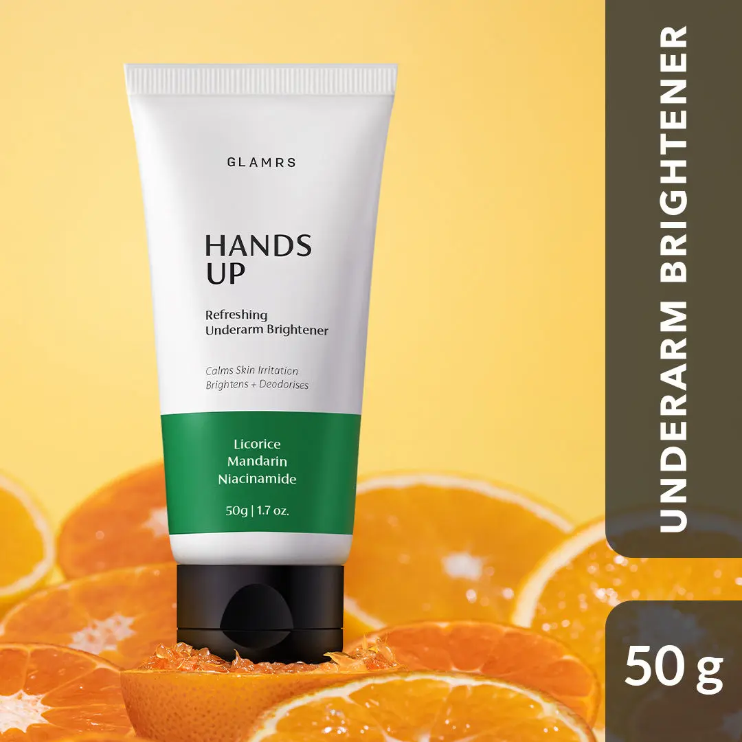 Glamrs Hands up Refreshing Underarm Brightener - Licorice Mandarin Niacinamide (50gm)