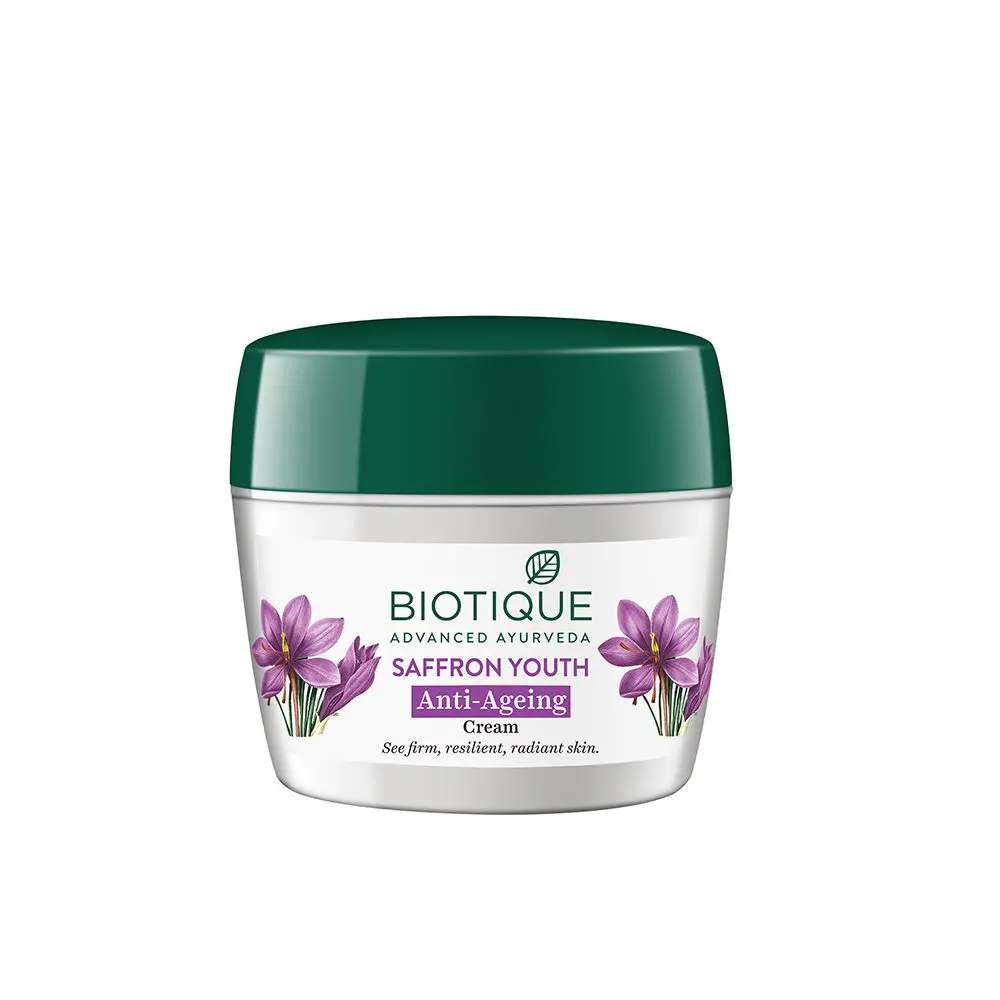 Biotique Saffron Youth Anti-Ageing Cream (175 g)