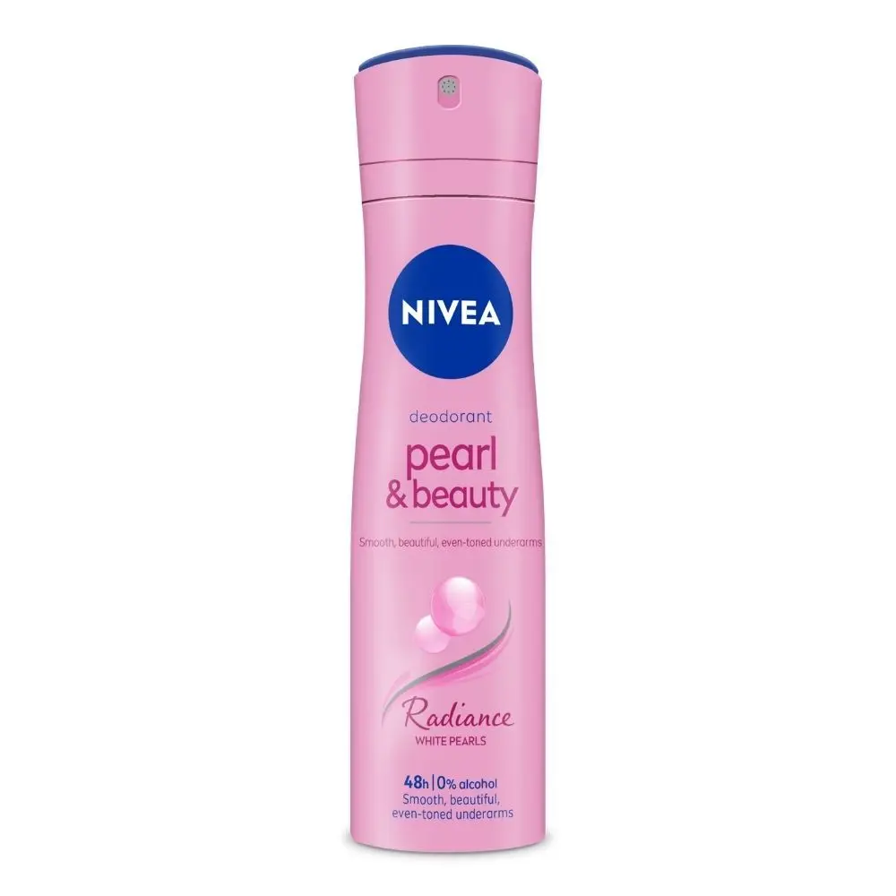 Nivea Deo- White Pearls & 0% Alcohol , for Smooth Underarms, 48H freshness and odour protection