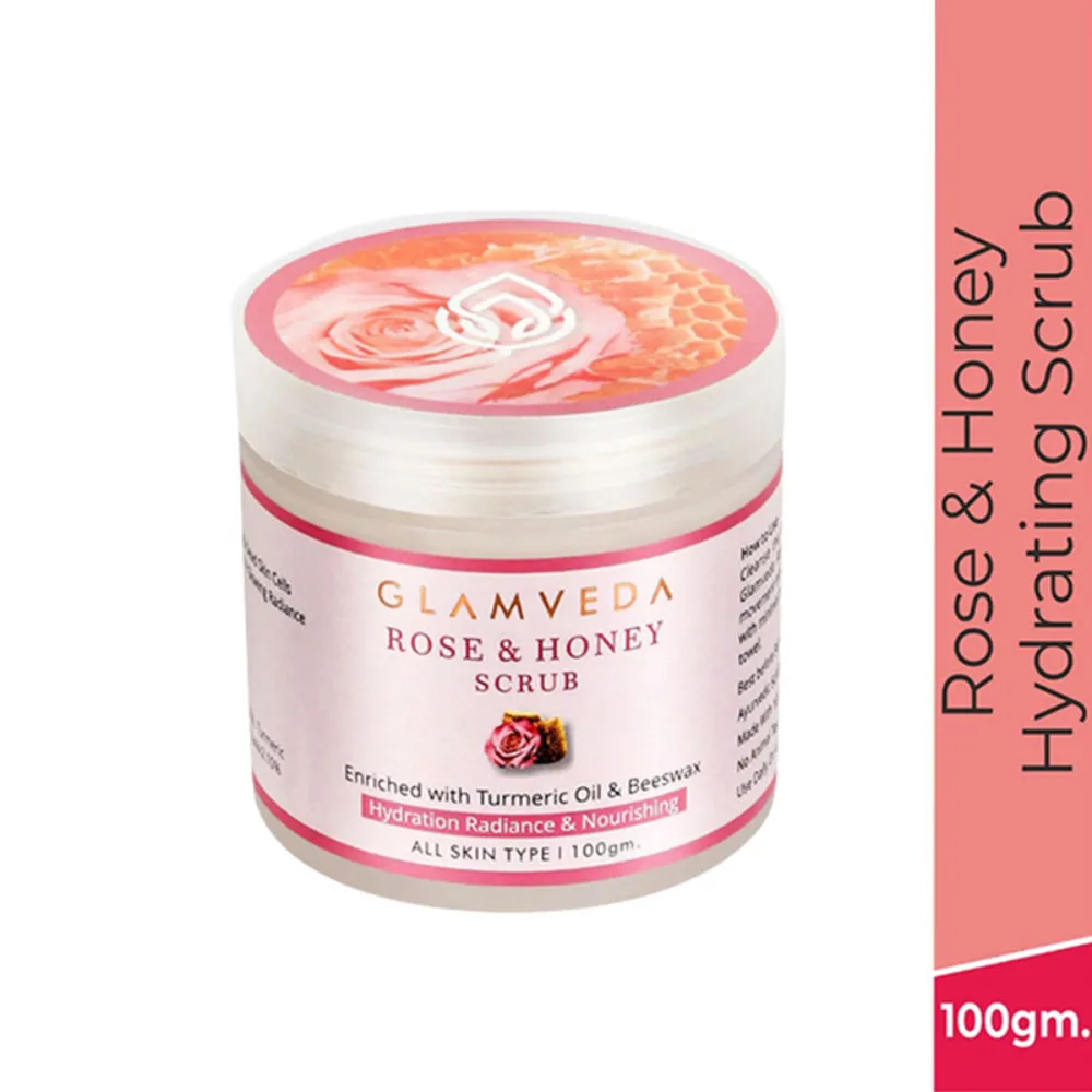 Glamveda Rose & Honey Hydrating Scrub