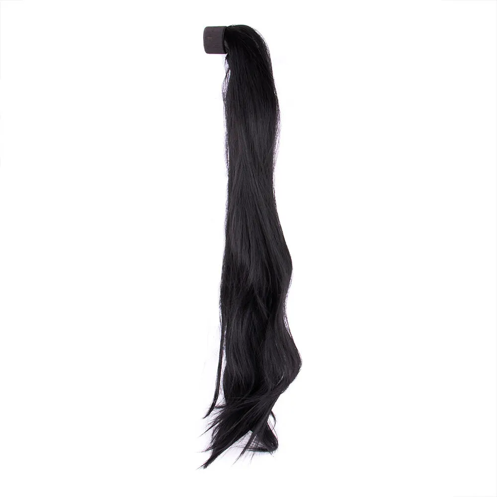 Streak Street Straight Jet Black Ponytail