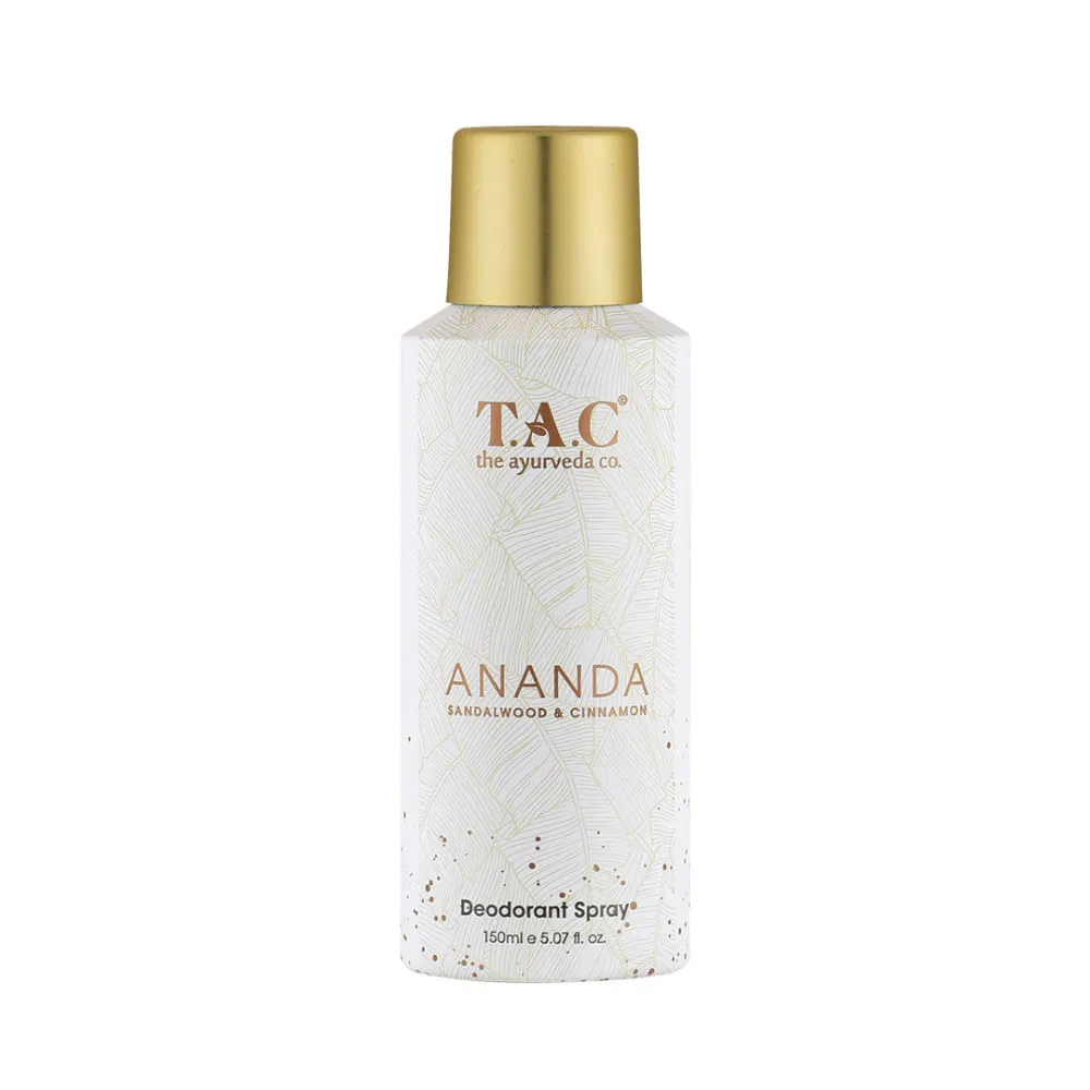 TAC - The Ayurveda Co. Ananda Sandalwood & Cinnamon Deodorant Spray