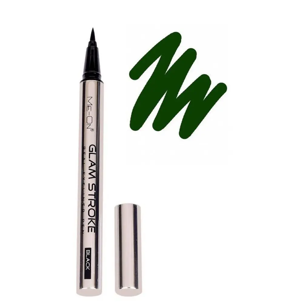 Me-On Glam Stroke 24H Stay Waterproof Ultra Intense Real Green Color Eyeliner Pen