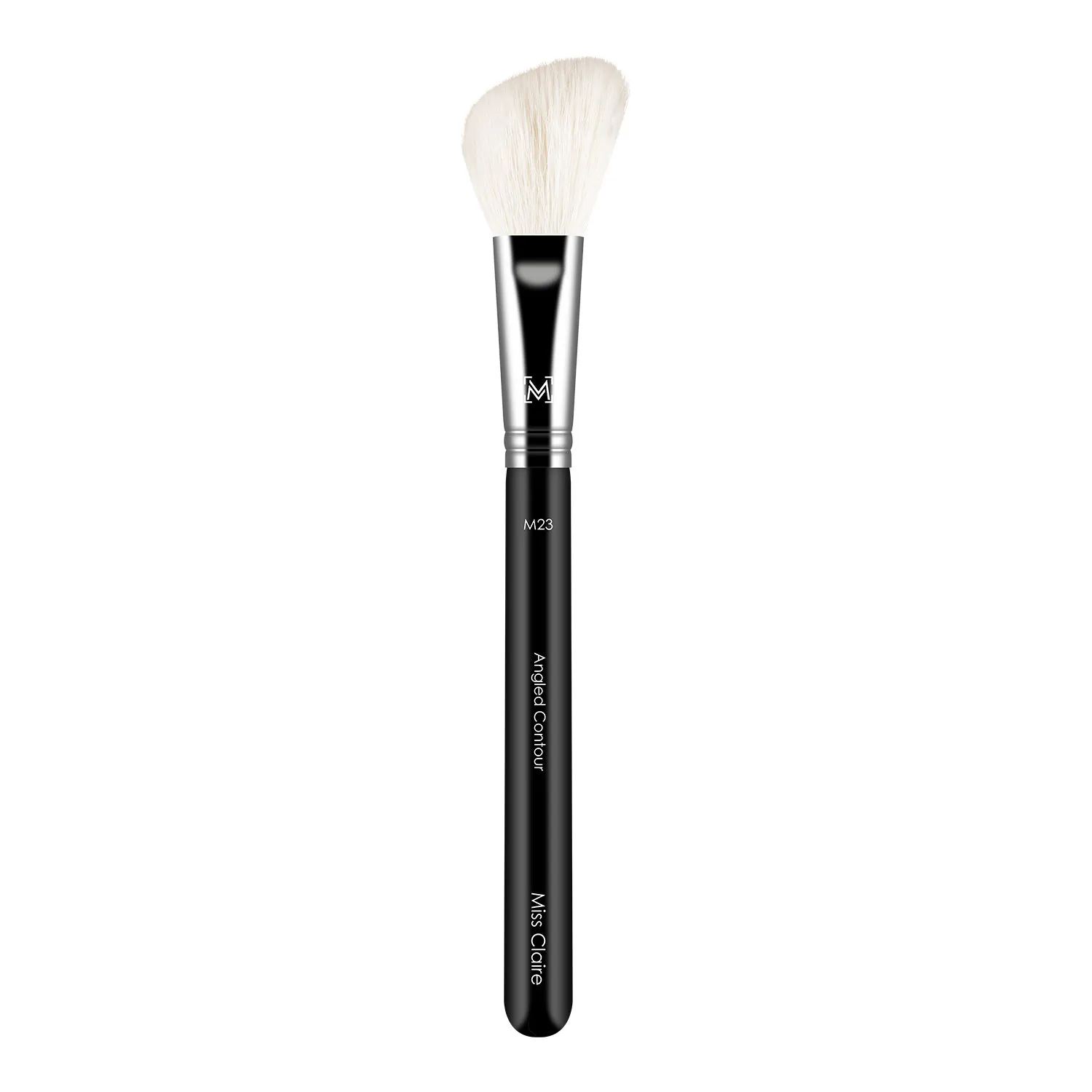 Miss Claire M23 - Angled Contour Brush - Chrome