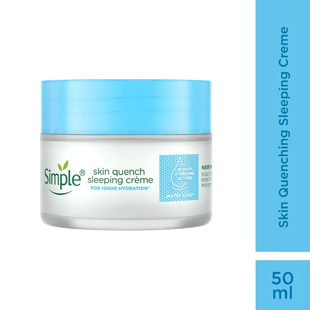 Simple Water Boost Skin Quench Sleeping Creme, 40 g