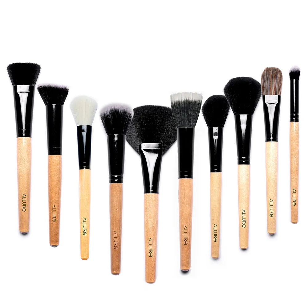 Allure Face Makeup Brush (set Of 10 Ackf-10)