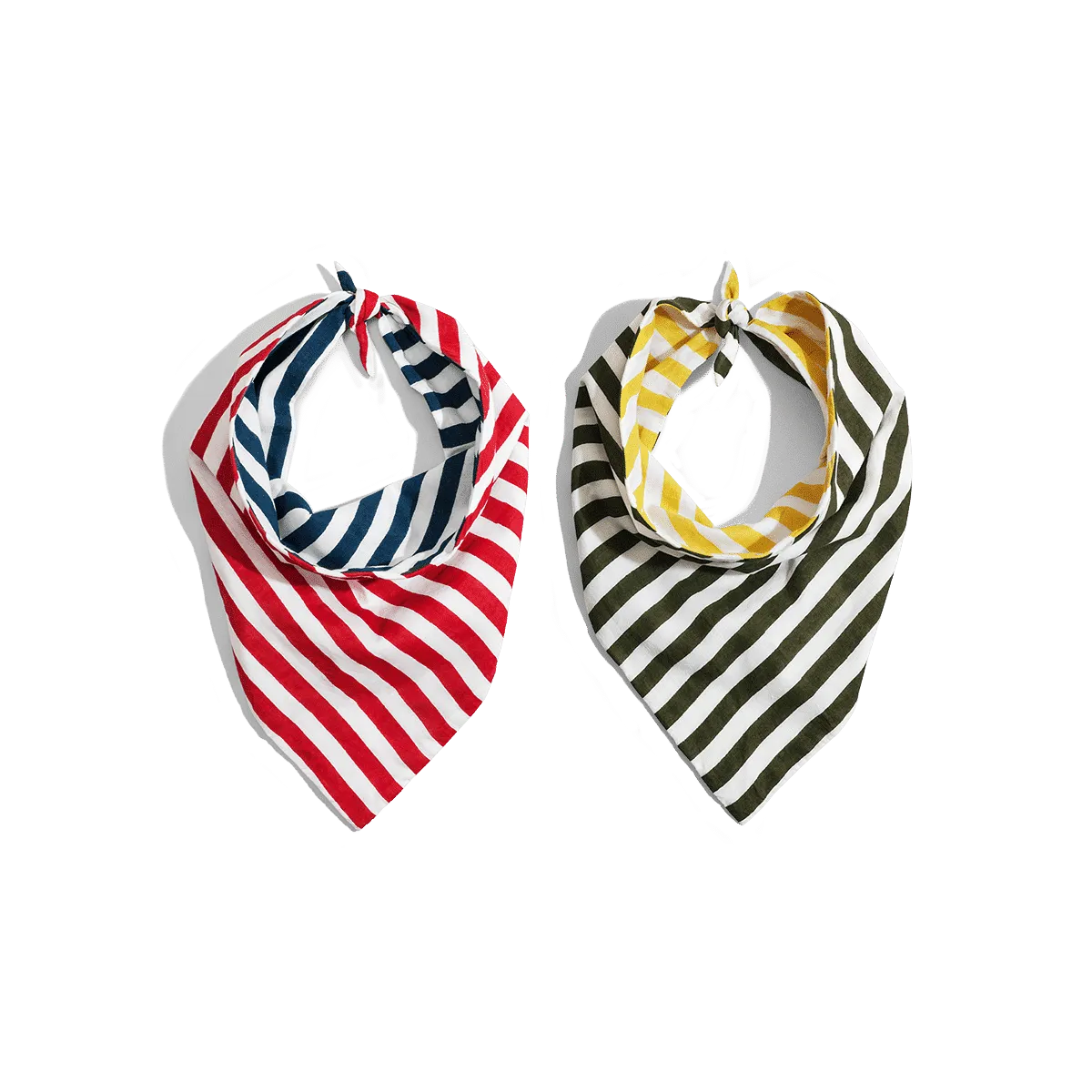 DailyObjects Cabana Stripes Bandana Mask - Set of 2