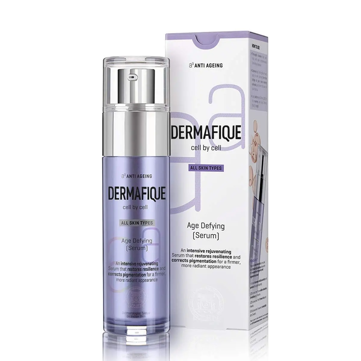 Dermafique Age Defying Face Serum for All Skin Types, Dermatologist Tested, Anti-ageing Serum (50 g)