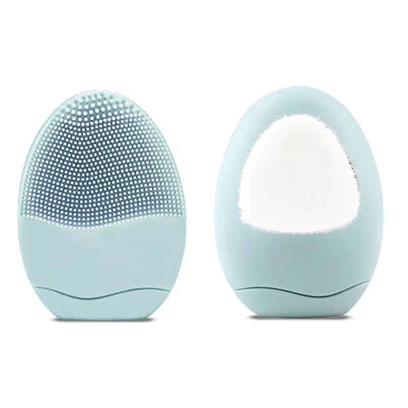 Allure Facial Cleansing Brush, 2-in-1 Manual Face Brush - Green