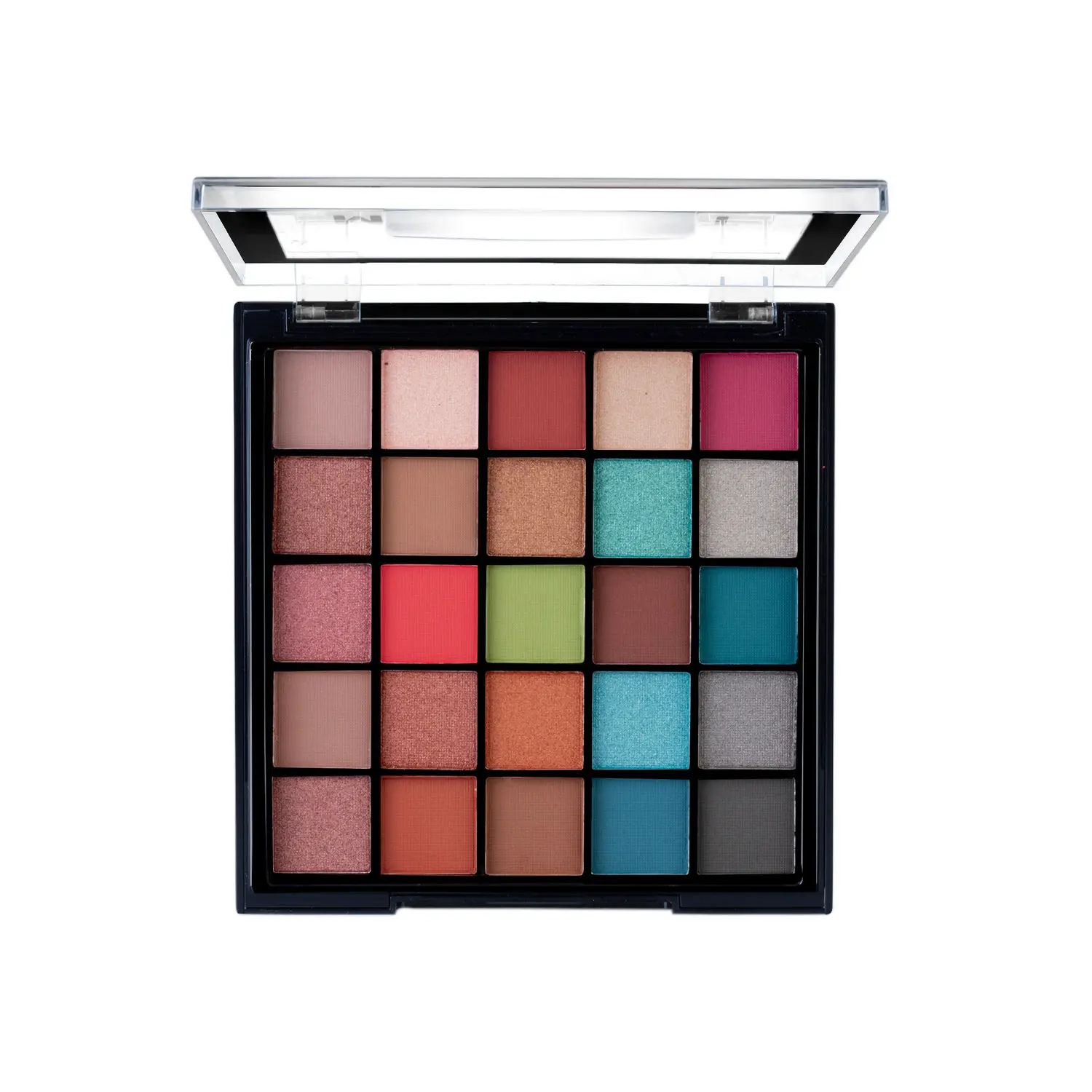 MARS Makeup Kit with 25 Shades Eyeshadow Pallete, Blusher, Highlighter, Bronzer and 7 Shades Lip Pallete - 02