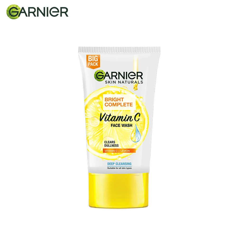 Garnier Bright Complete Brightening Vitamin C Face wash(150 g)