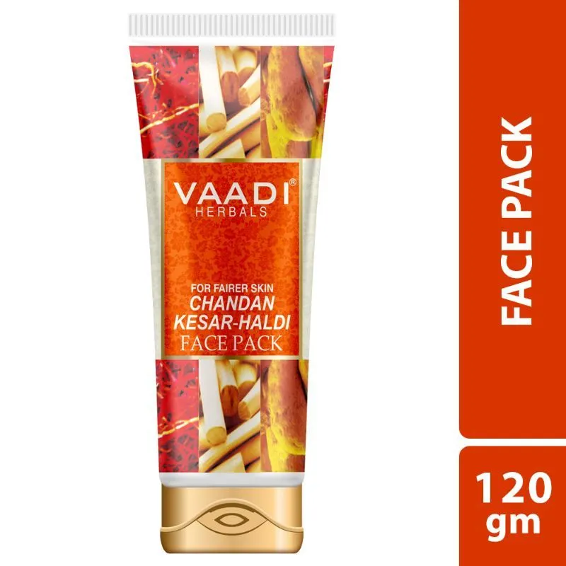 Vaadi Herbals Chandan Kesar Haldi Fairness Face Pack