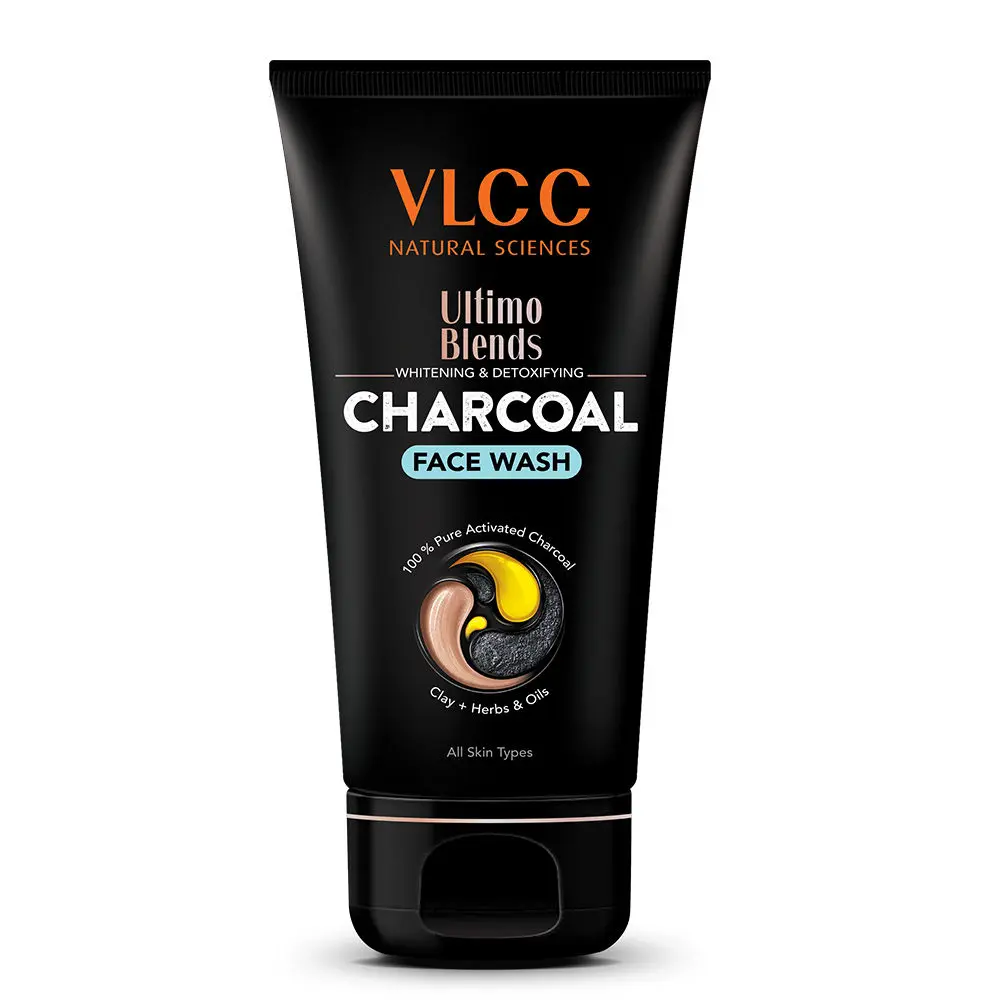 VLCC Ultimo Blends Charcoal Face Wash for Whitening & Detoxifying (100 ml)