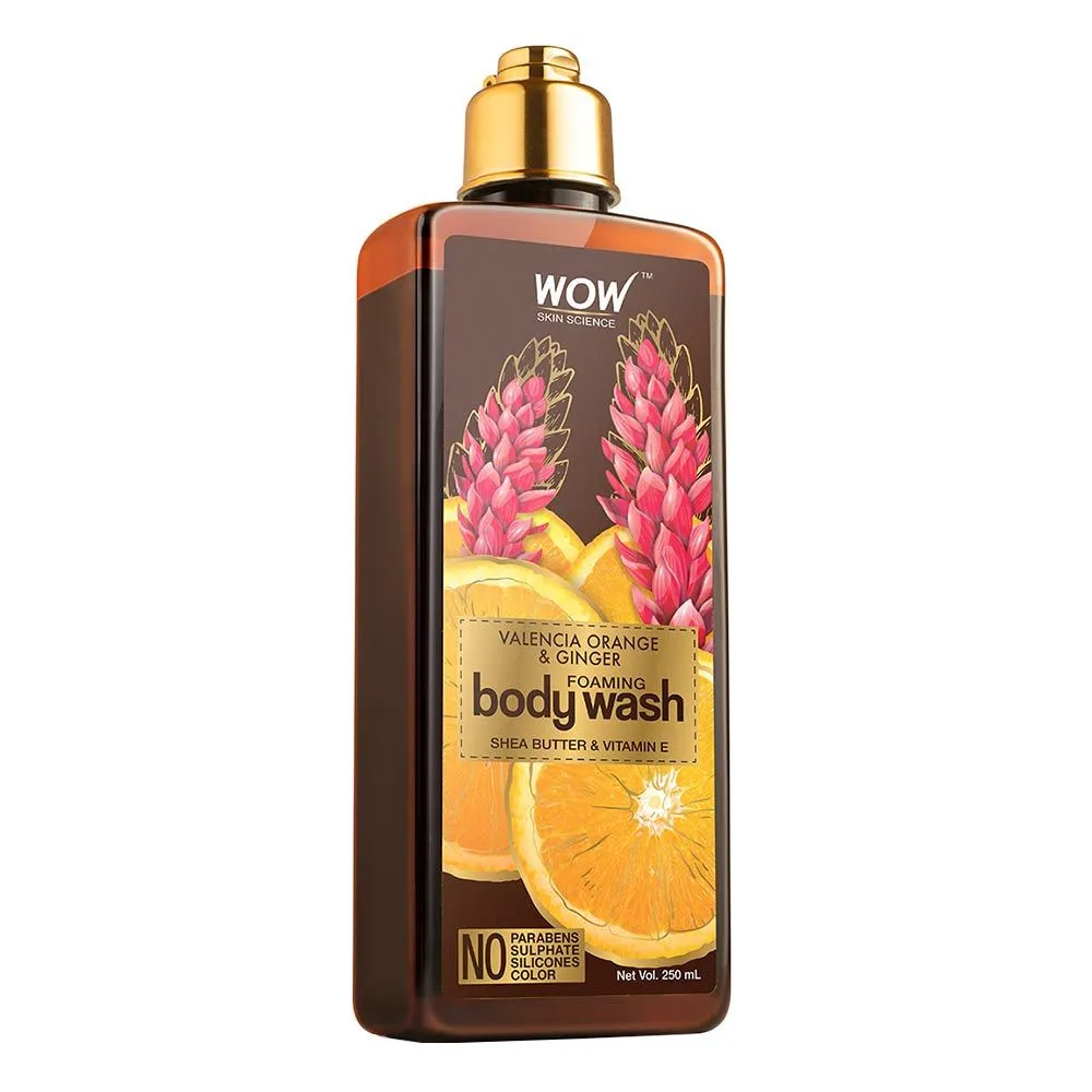 WOW Skin Science Valencia Orange & Ginger Foaming Body Wash