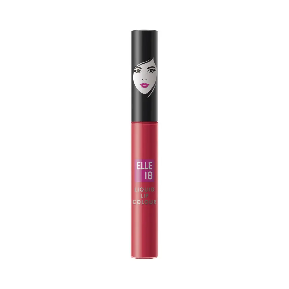 Elle18 Liquid Lip Color, Perfect Pink, 5.6ml