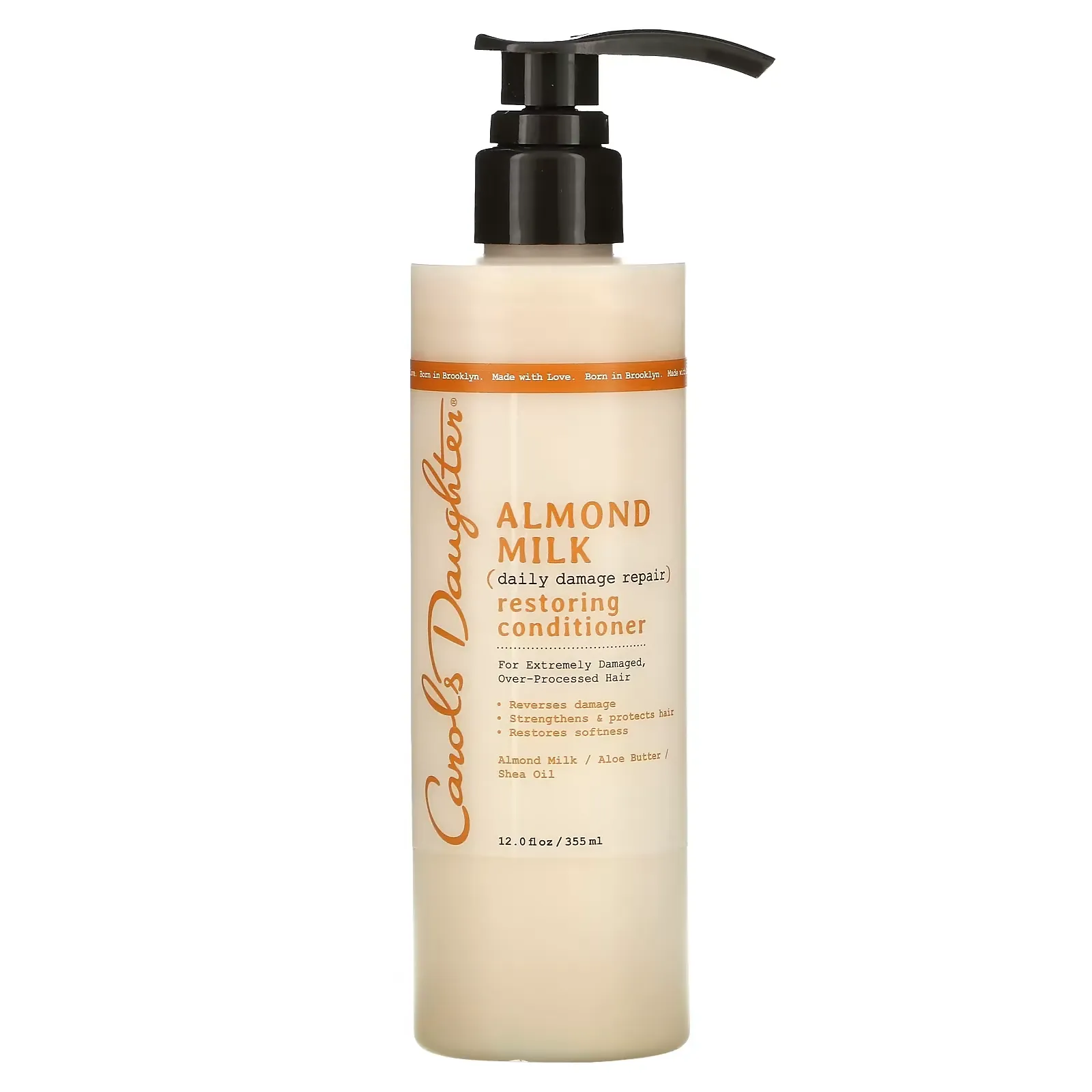 Almond Milk, Daily Damage Repair, Restoring Conditioner, For Extremely Damaged, Over-Processed Hair, 12 fl oz (355 ml)