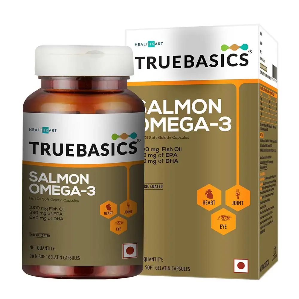 TrueBasics Salmon Omega-3 EPA 330 DHA 220,  30 softgels