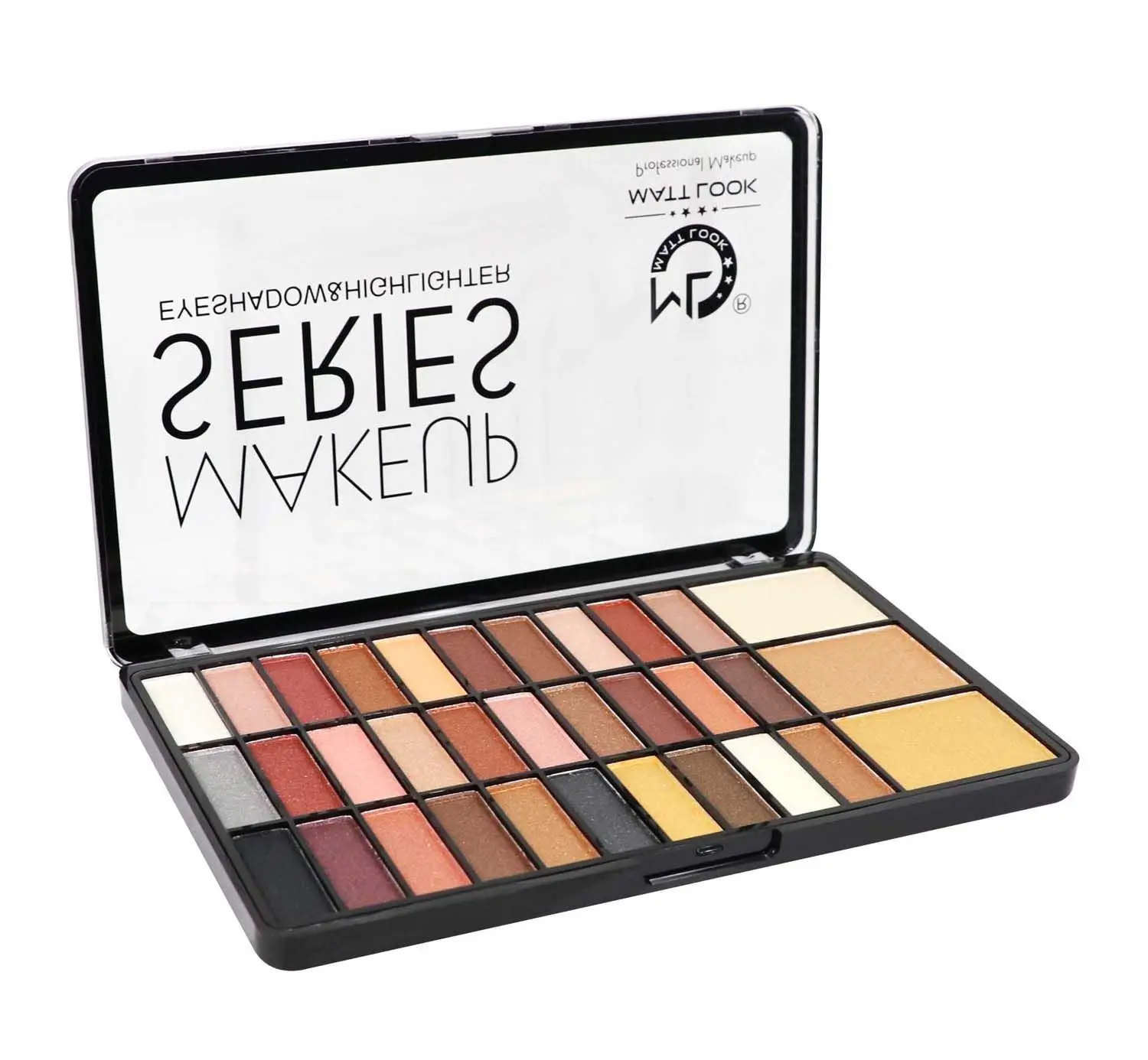 Matt look Makeup Series Eyeshadow & Highlighter , Multicolor-1 (49 gm)