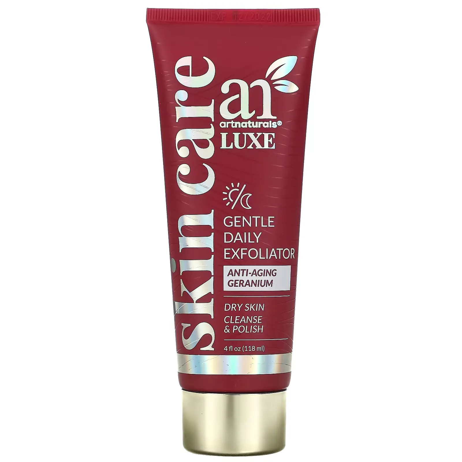 Luxe, Gentle Daily Exfoliator, Anti-Aging Geranium, 4 fl oz (118 ml)