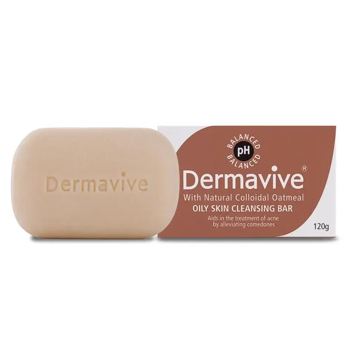 Dermavive Oily Skin Cleansing Bar (120 g)