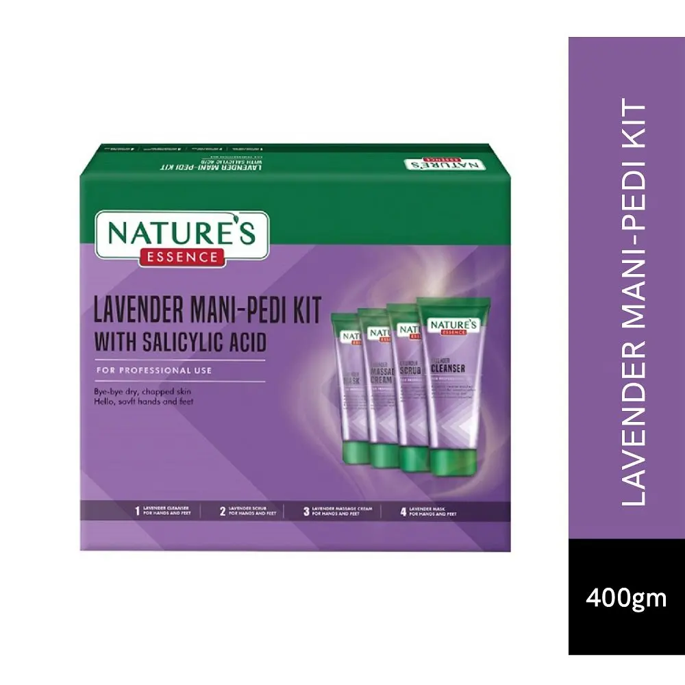 Natures Essence Lavender Mani-Pedi Kit with Salicylic Acid