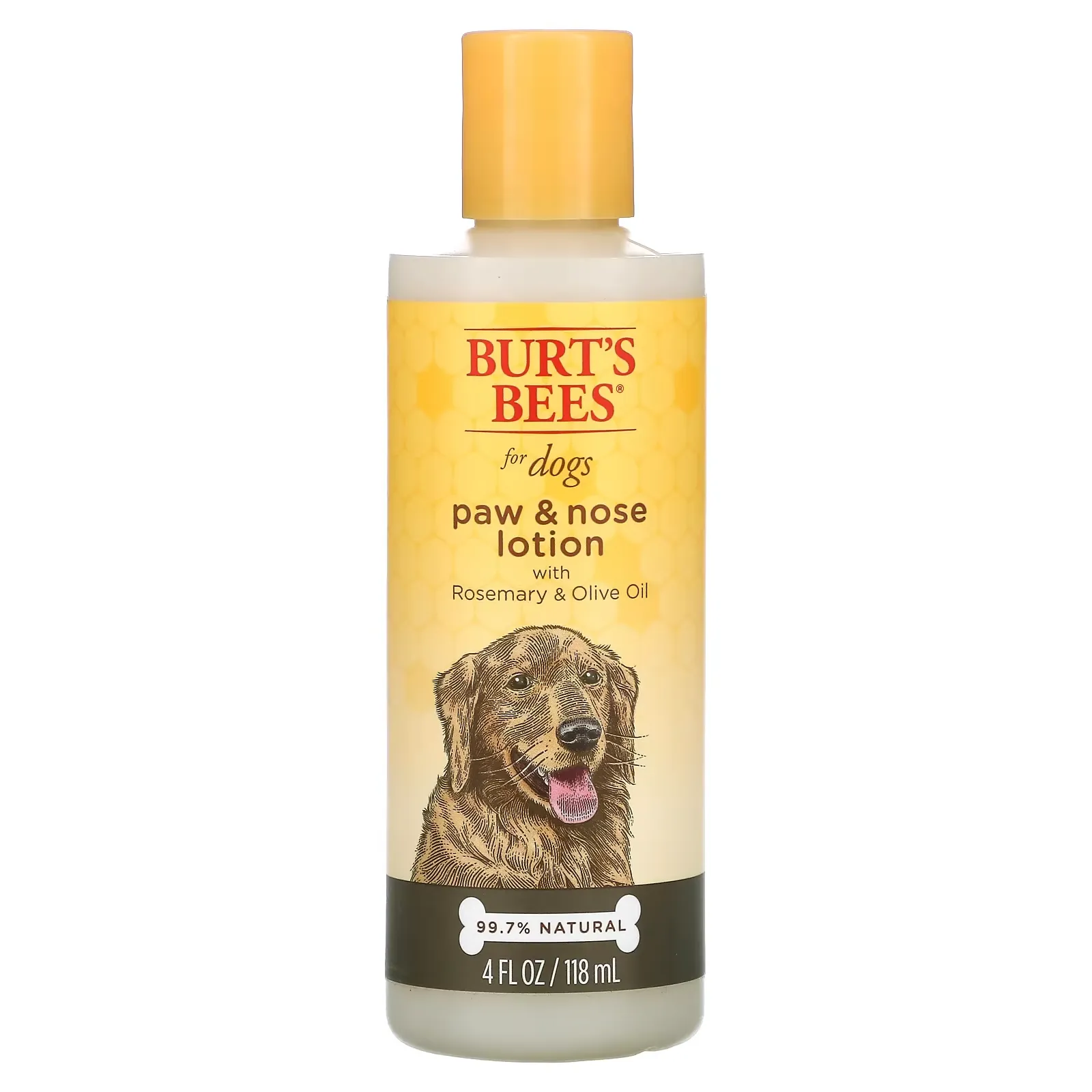 Paw & Nose Lotion for Dogs with Rosemary & Olive Oil, 4 fl oz (120 ml)