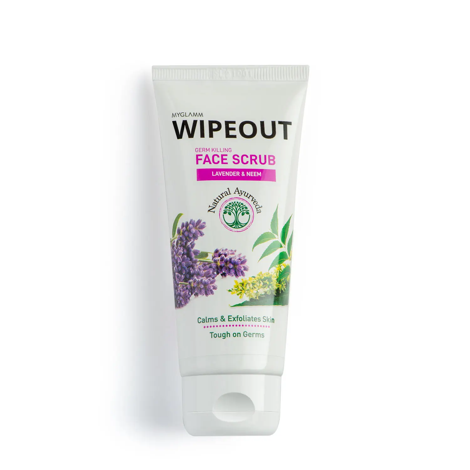 MyGlamm Wipeout Germ Killing Face Scrub -Lavender & Neem-60gm