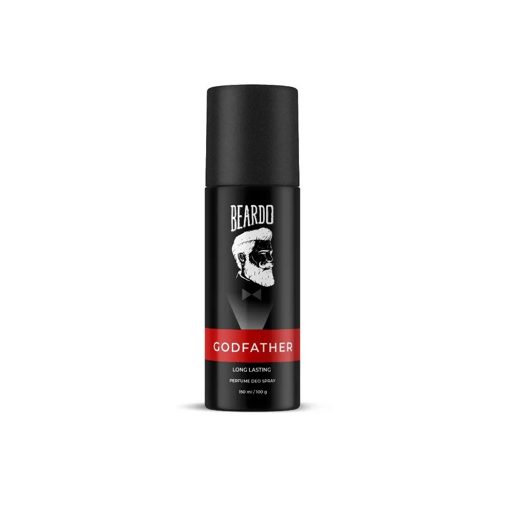 Beardo Godfather Perfume Deo Spray for Men, | Citrus,Aromatic,Spicy, Long Lasting Deo for Men