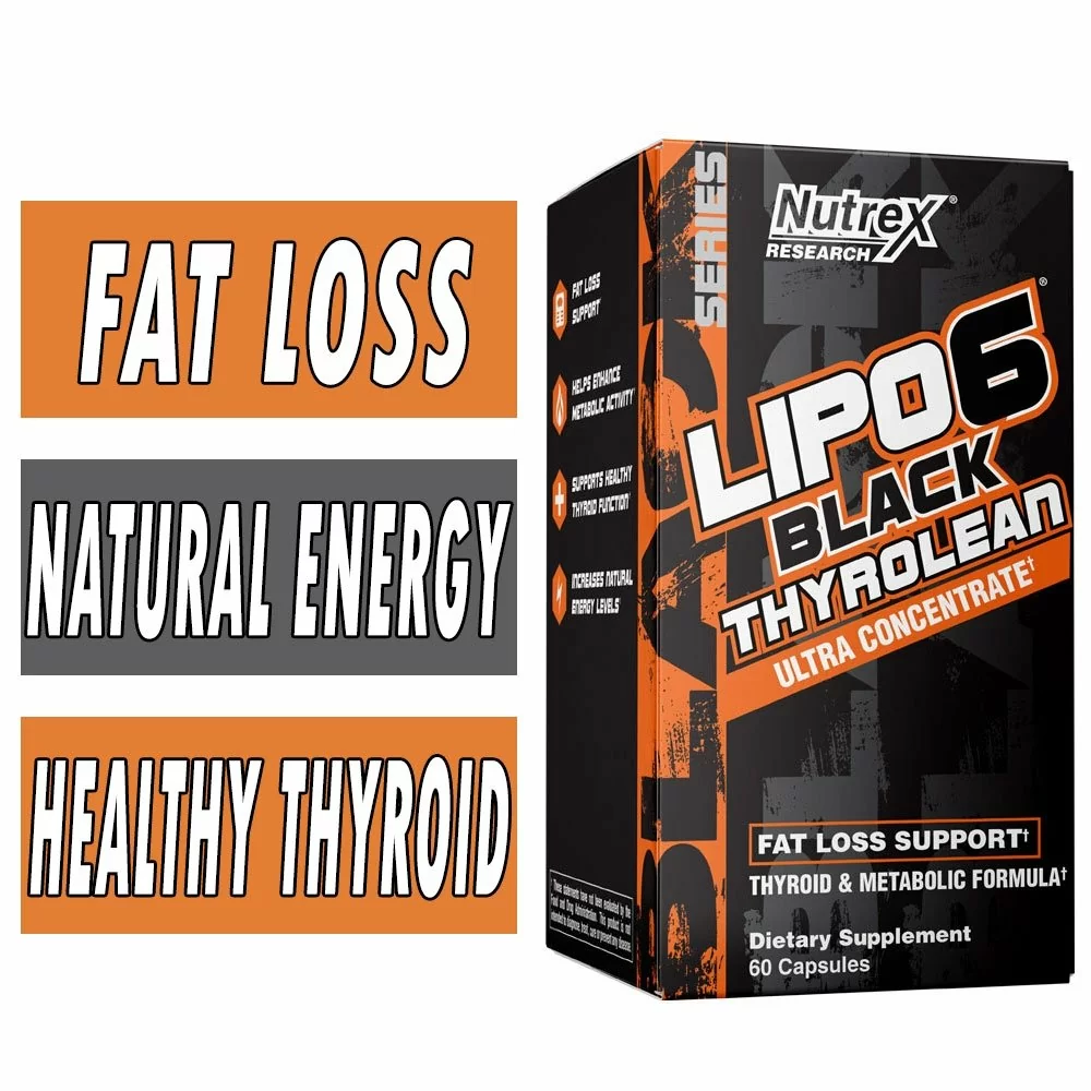 Lipo 6 Black Thyrolean - Nutrex - 60 Capsules