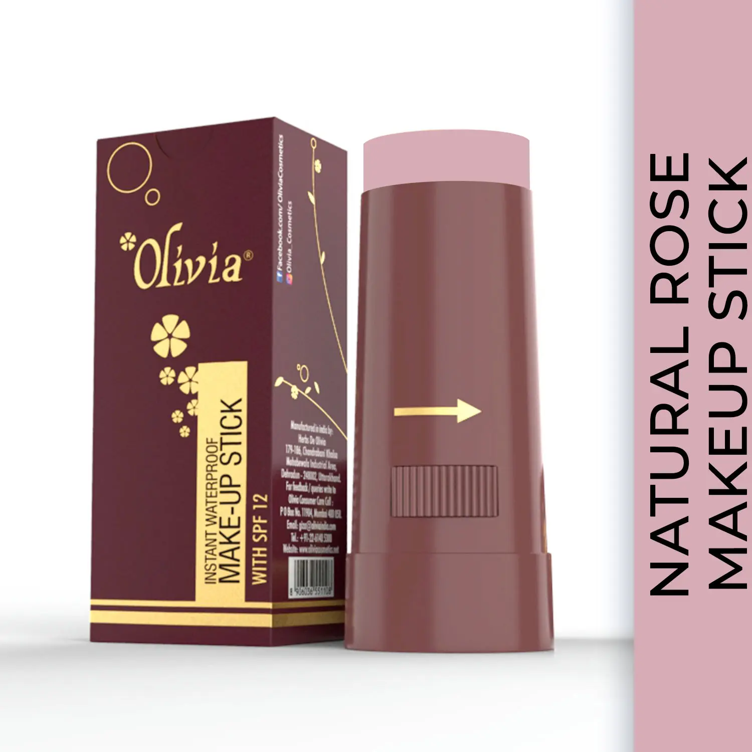 Olivia Makeup Stick Natural Rose (15 g)