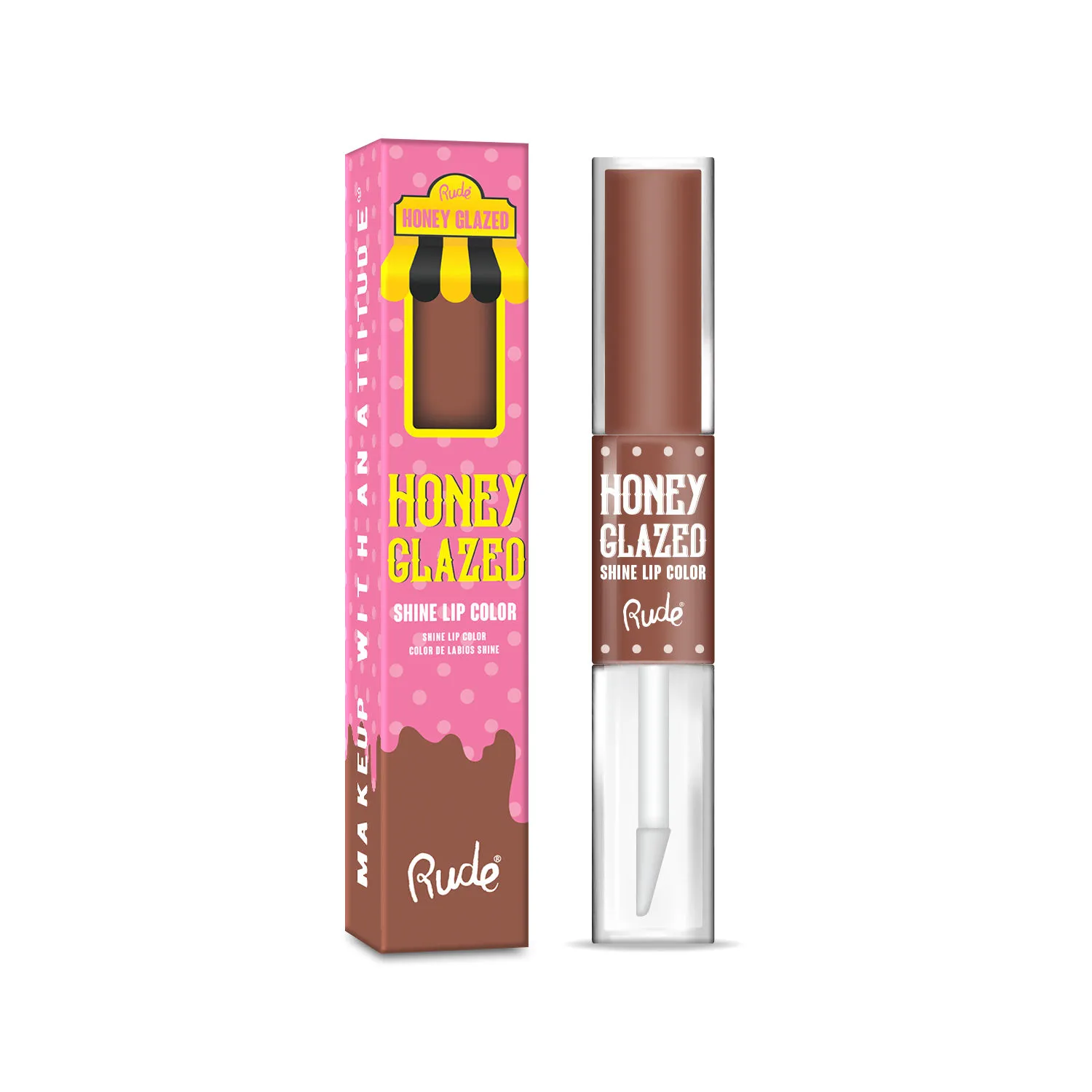 Rude Cosmetics Honey Glazed Shine Lip Color - Boston Cream