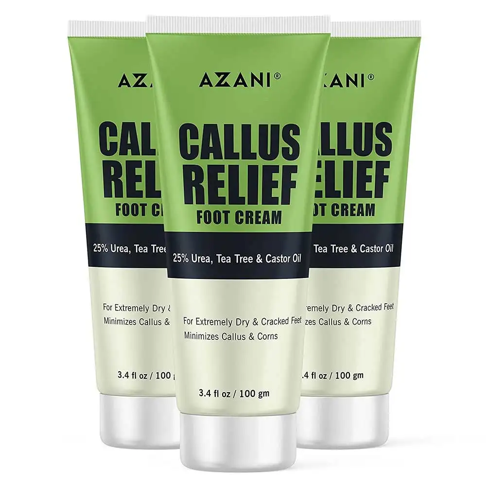 Azani Active Care Callus Relief Foot Cream,  100 g  for Extremely Dry & Cracked Feet Pack of 3