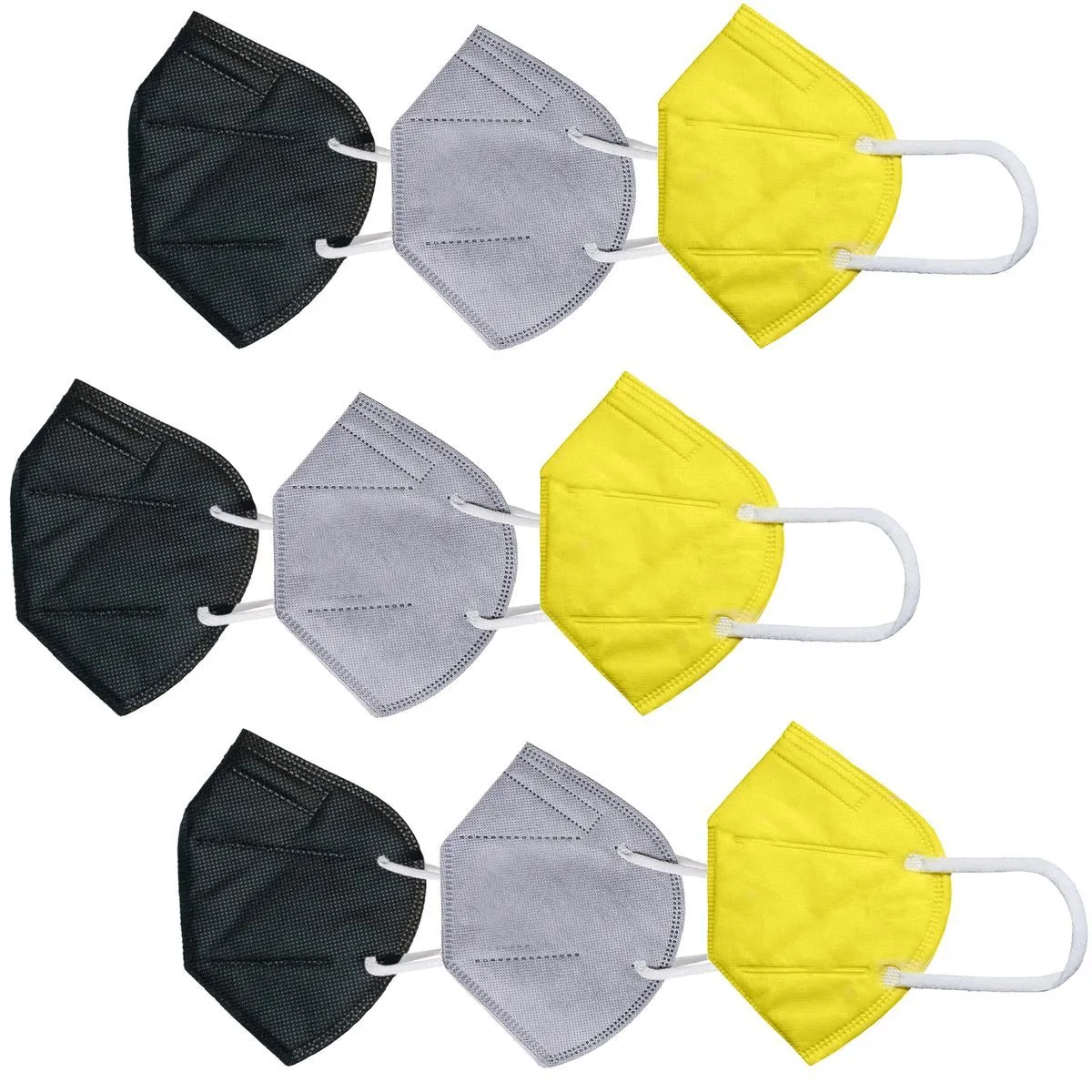 OOMPH Pack of 9 Kn95/N95 Anti-Pollution Reusable 5-Layer Mask