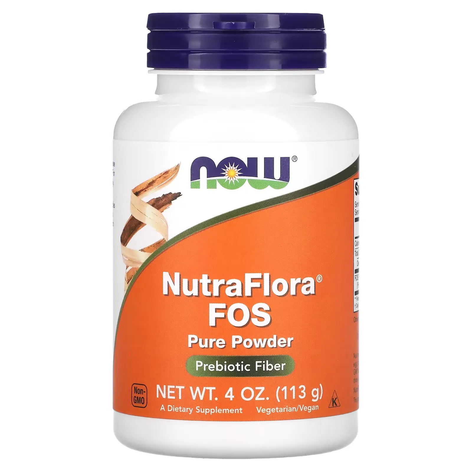 NutraFlora FOS, Pure Powder, 4 oz (113 g)