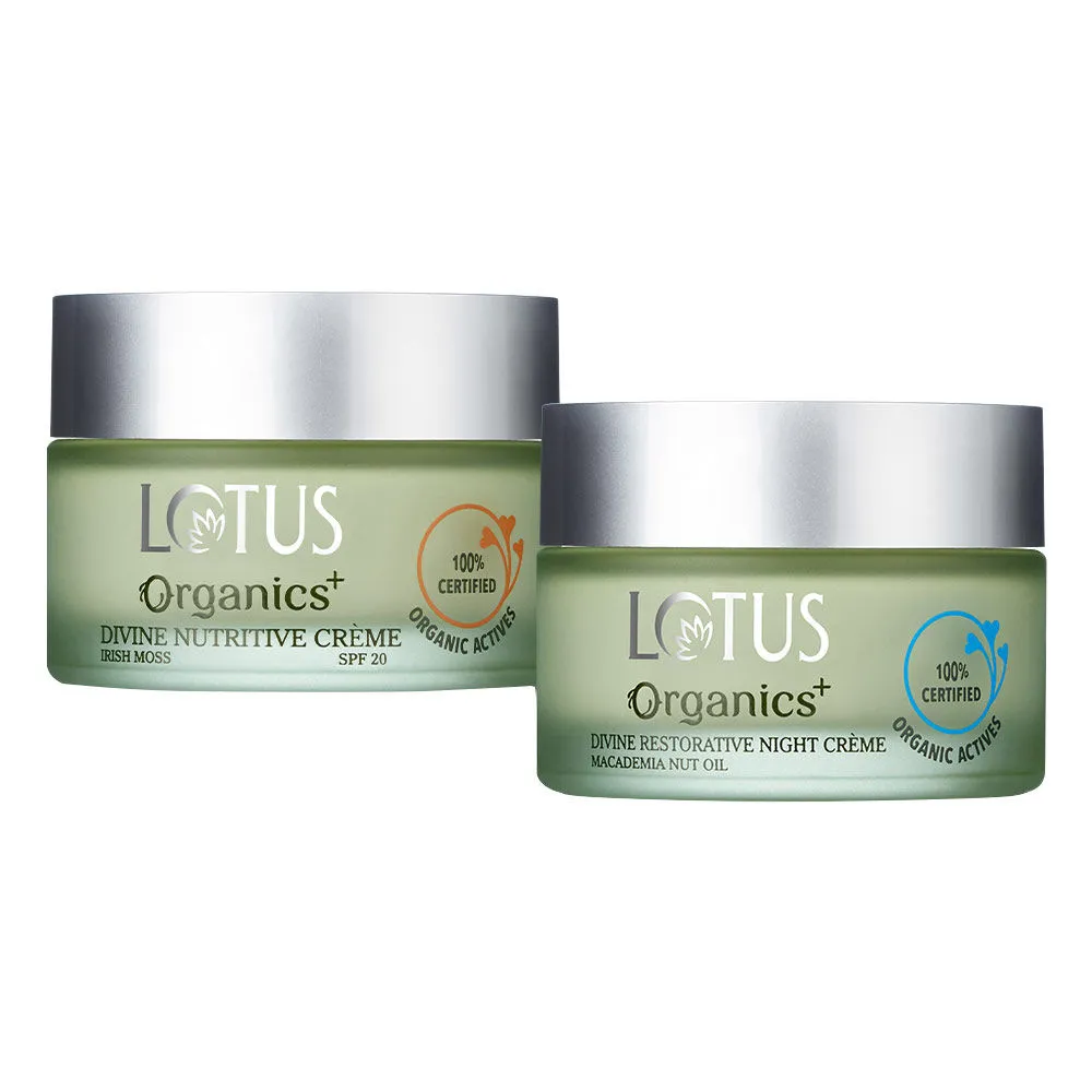 Lotus Organics Divine Nutritive Creme & Night Cream Combo