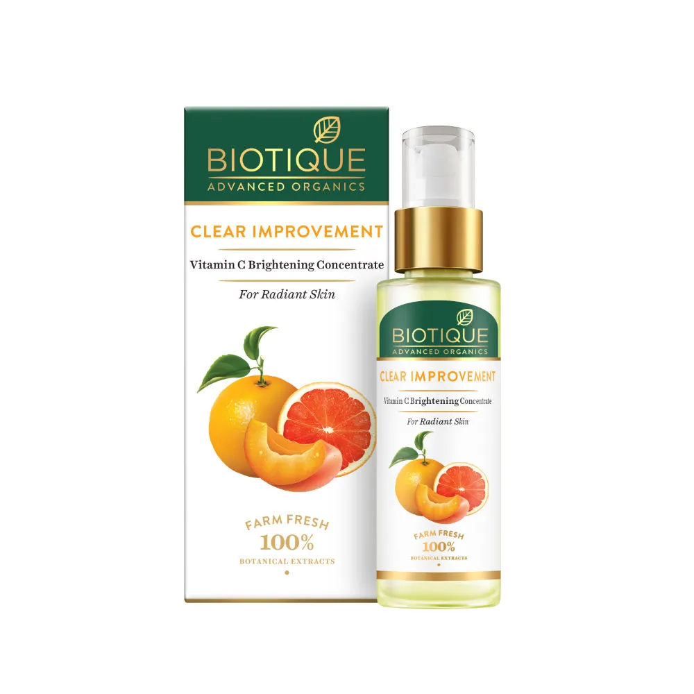 Biotique Advanced Organics Clear Improvement Vitamin C Brightening Concentrate