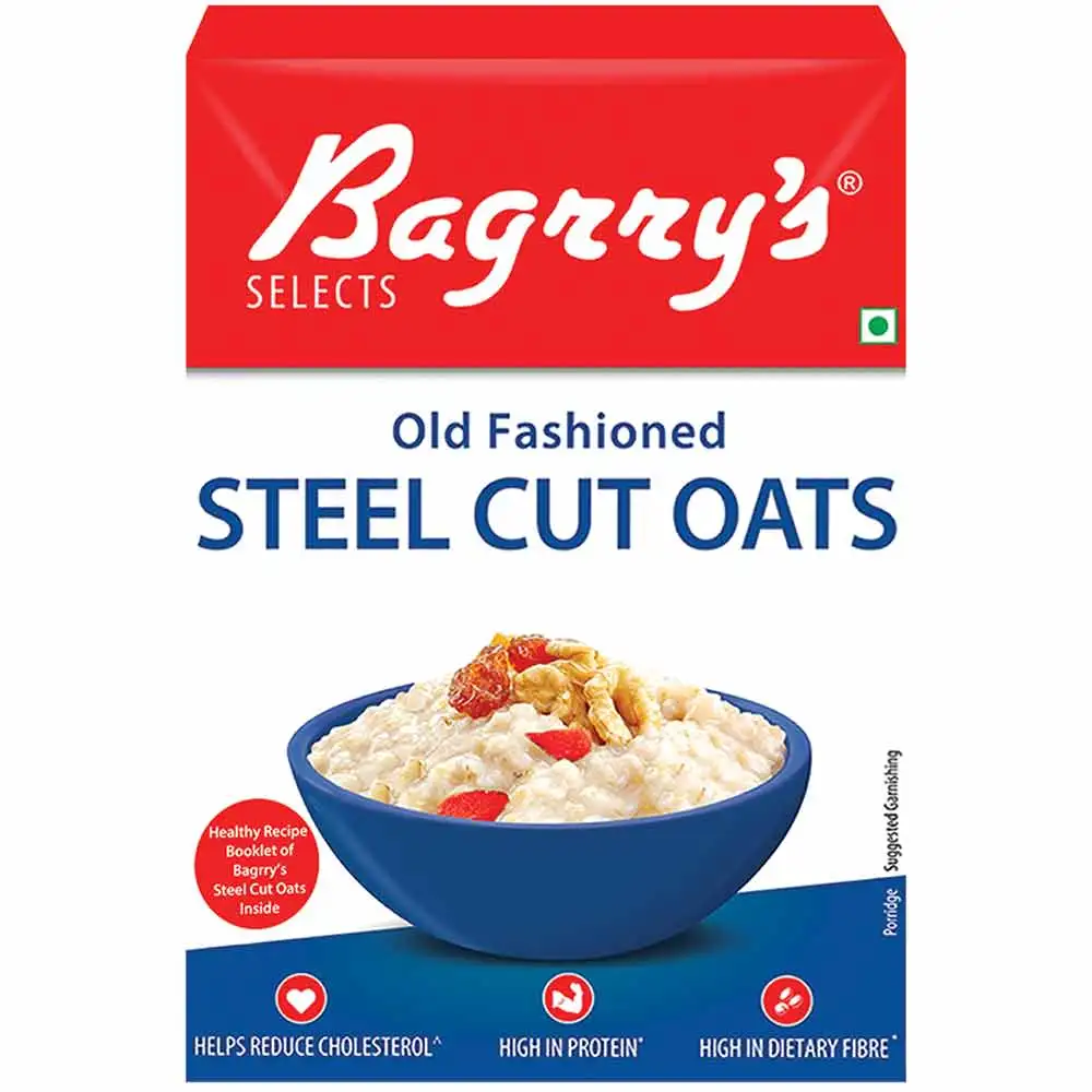 Bagrrys Steel Cut Oats,  500 g  Unflavoured