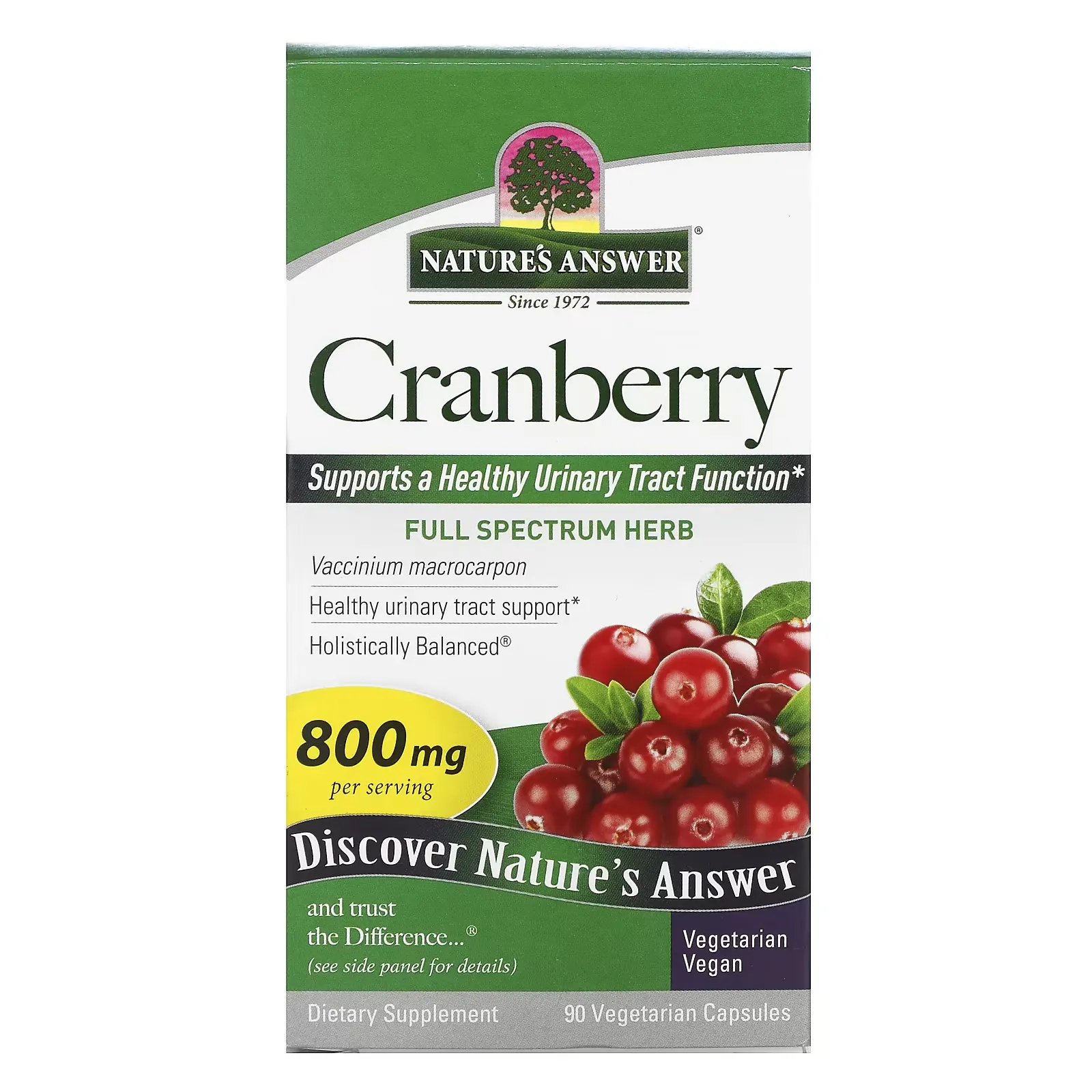 Cranberry, 400 mg, 90 Vegetarian Capsules