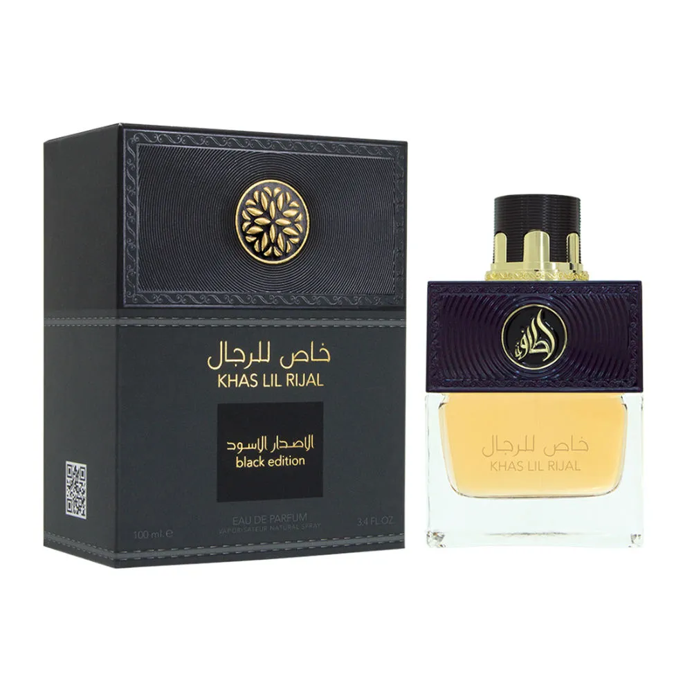 Lattafa Khas Lil Rijal Black Edition Eau De Parfum for Men & Women