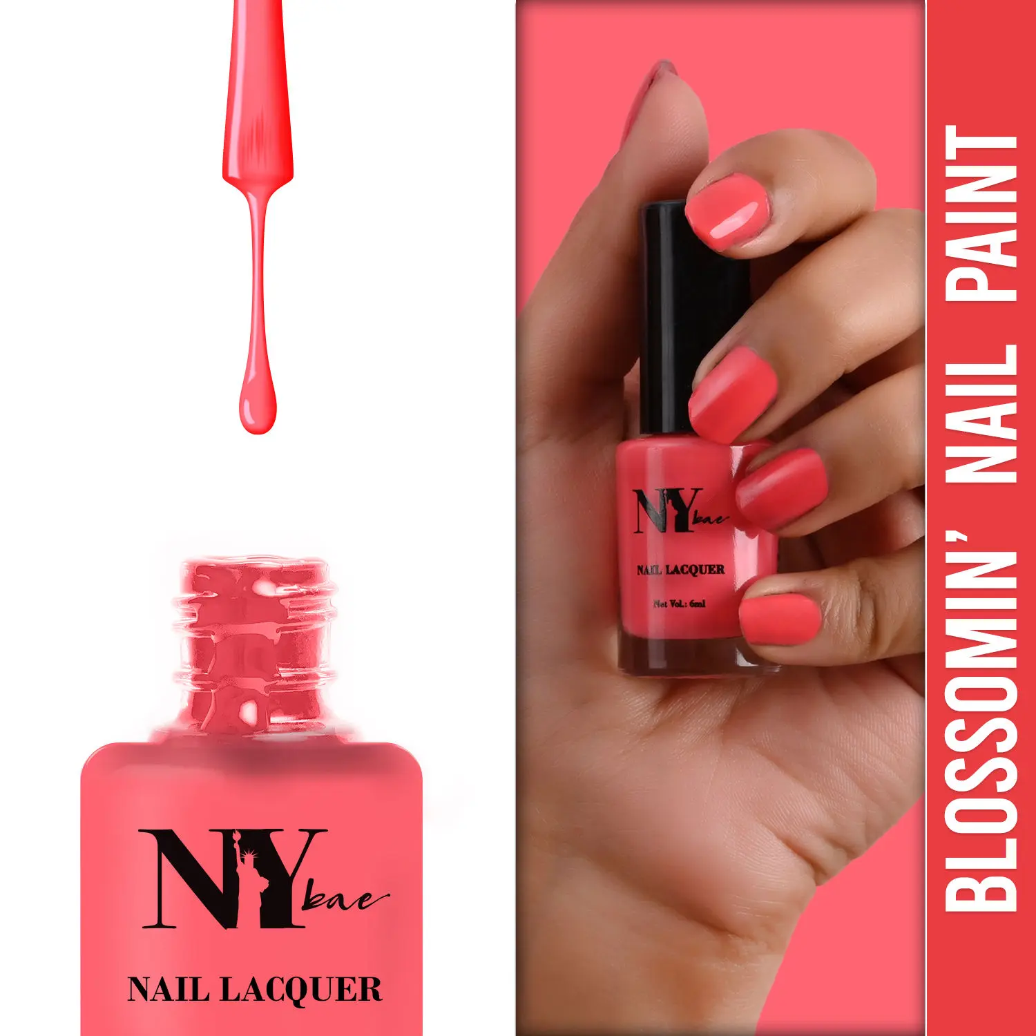 NY Bae Blossomin' Nail Lacquer Pink flip 1 (6 ml)