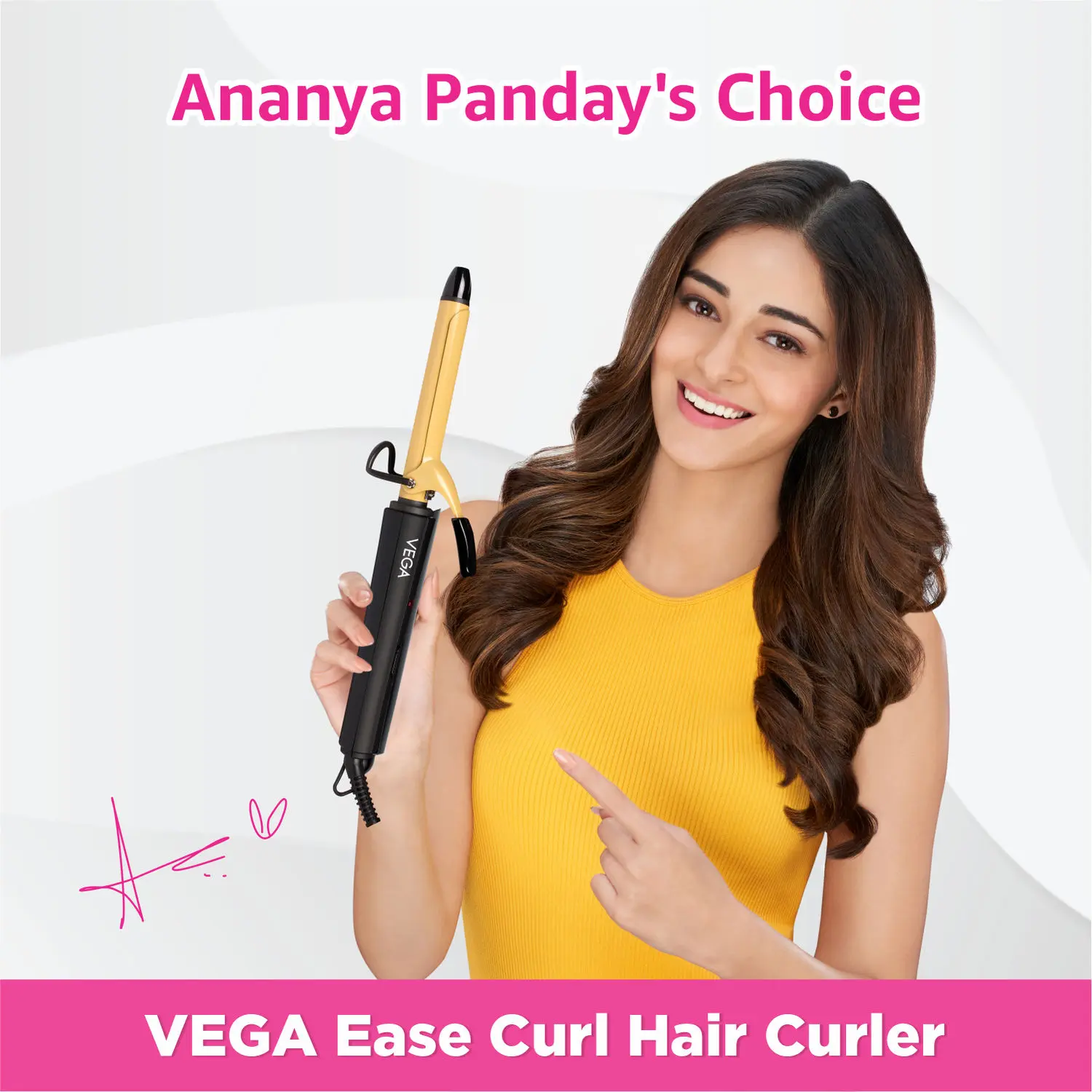 VEGA VHCH-01 Ease Curl Hair Curler, 19mm Barrel