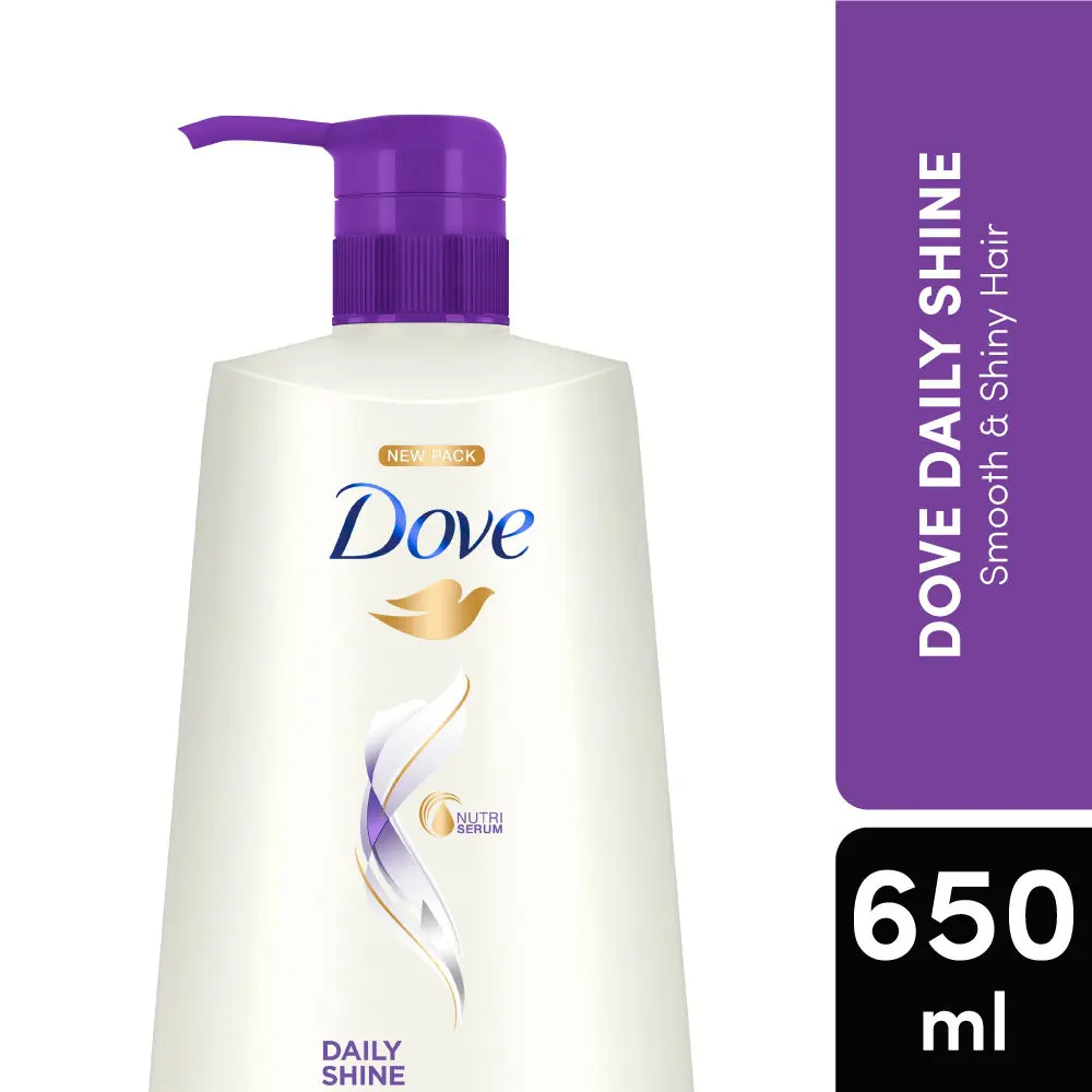 Dove Daily Shine Shampoo (650 ml)