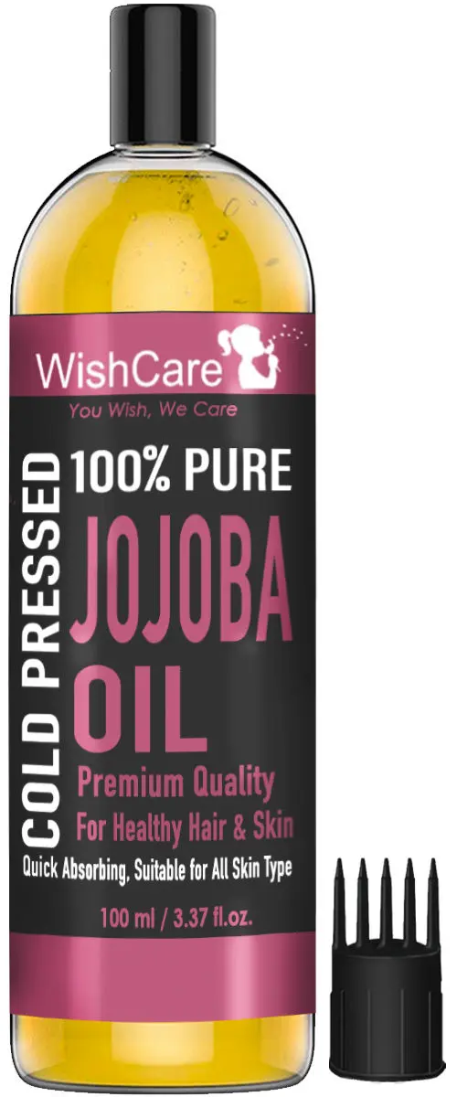 WishCare Pure Cold Pressed Natural Jojoba Oil - For Healthy Hair & Skin