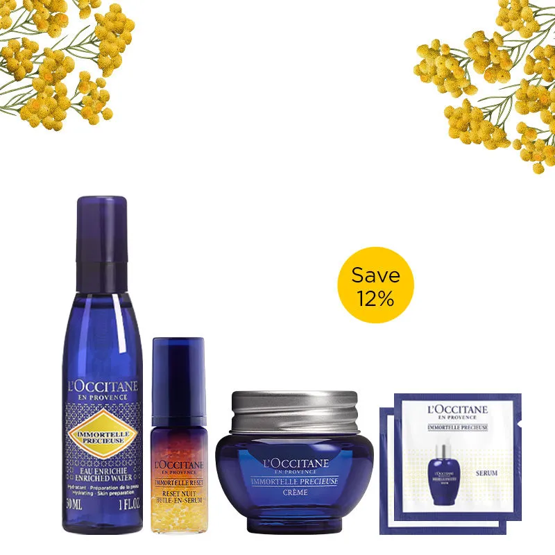 L'Occitane Overnight Skin Reset Collection