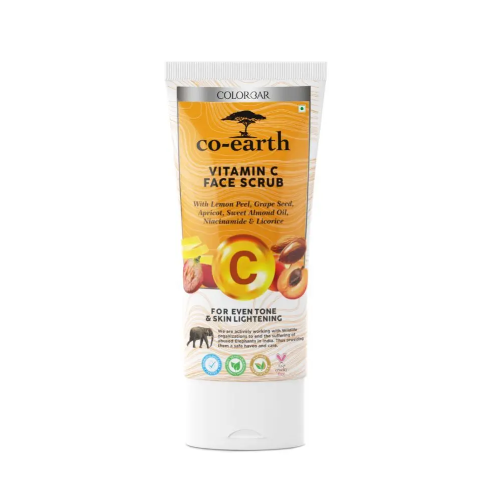 Colorbar Co-earth Vitamin C Face Scrub-(100g)