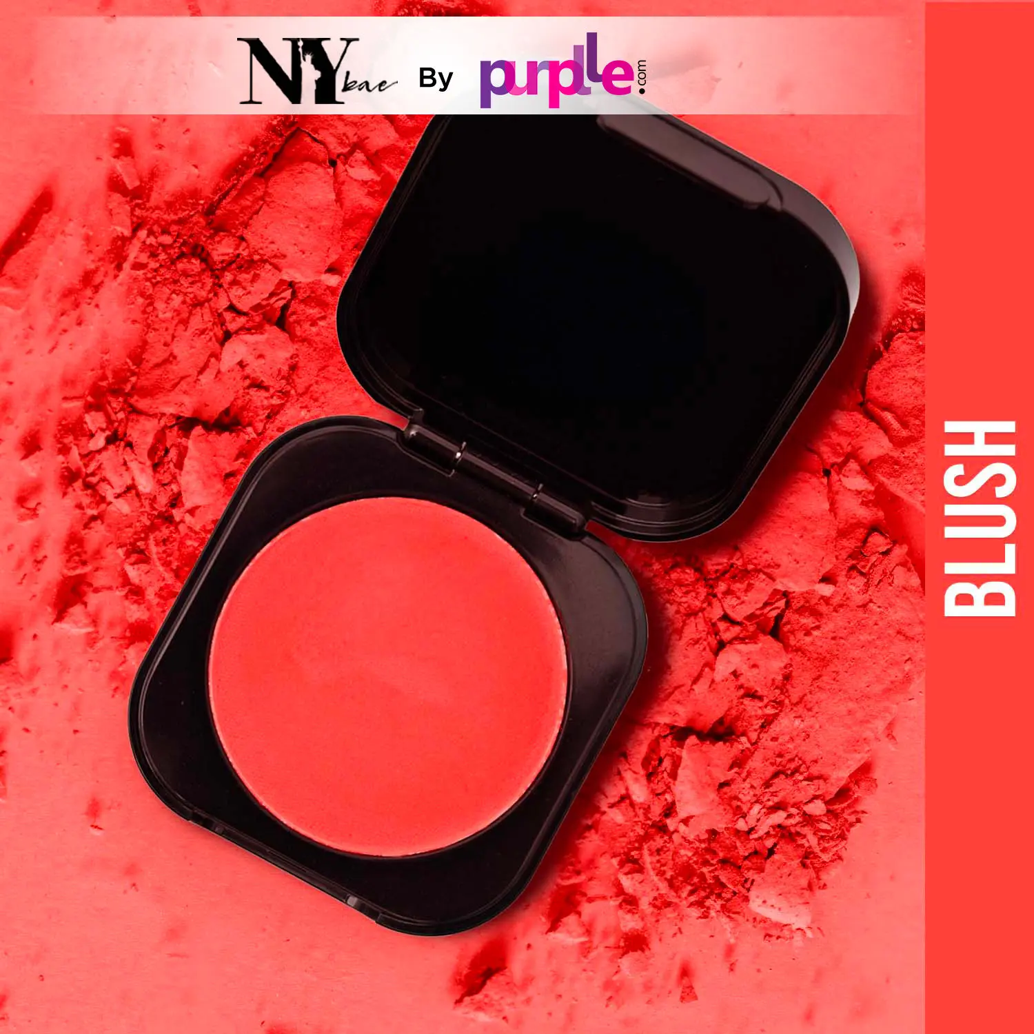 NY Bae Sunset Skyline Blush - Sundown Red 07 (5 g) | Red | Matte Finish | Rich Colour | Super Blendable | Multipurpose | Travel Friendly