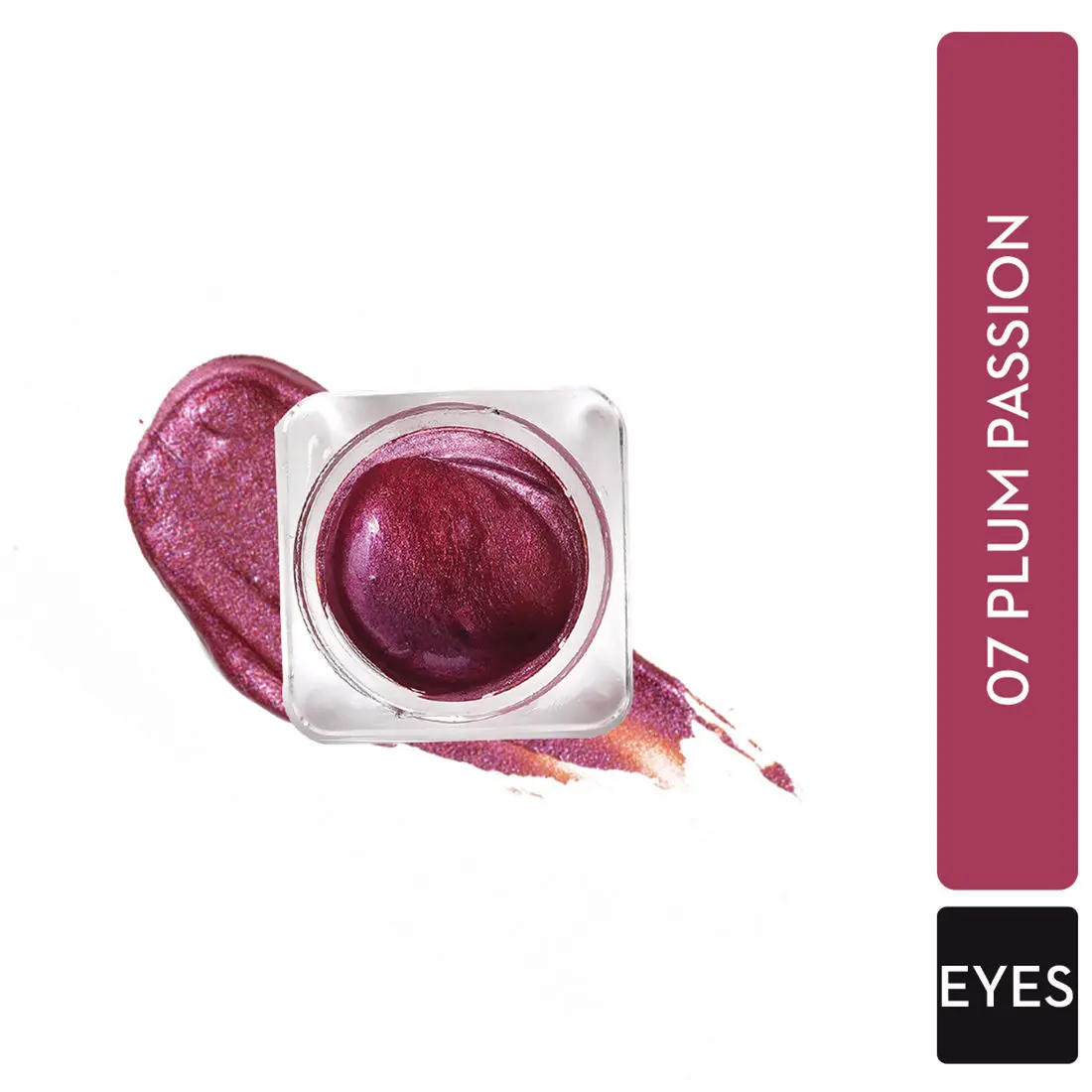 SUGAR Cosmetics - Eye Love - Jelly Eyeshadow - 07 Plum Passion - Longlasting, Gel Based Eyeshadow with a High Shiny Finish