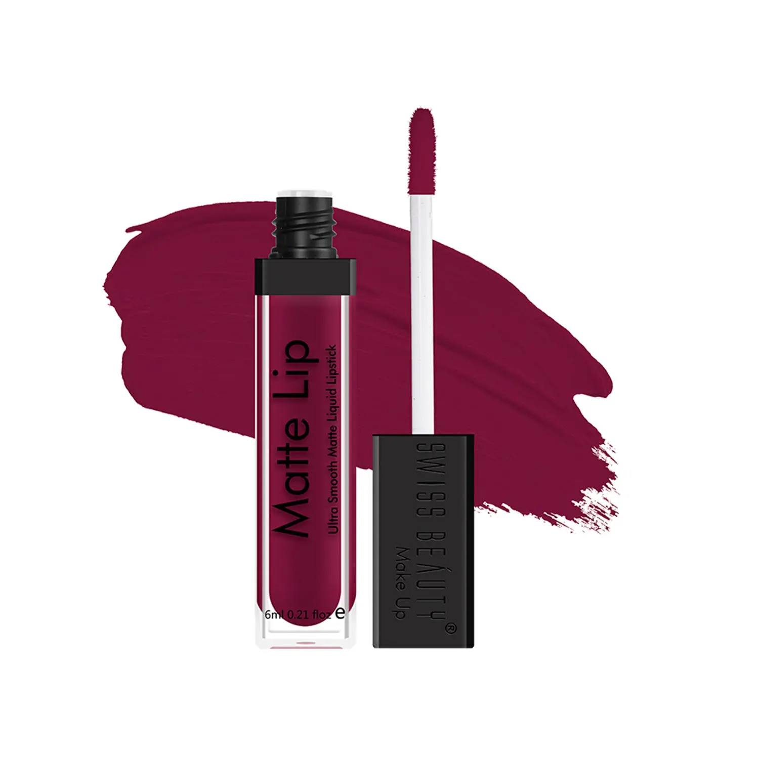 Swiss Beauty Ultra Smooth Matte Lip Liquid Lipstick 33 Wine (6 ml)