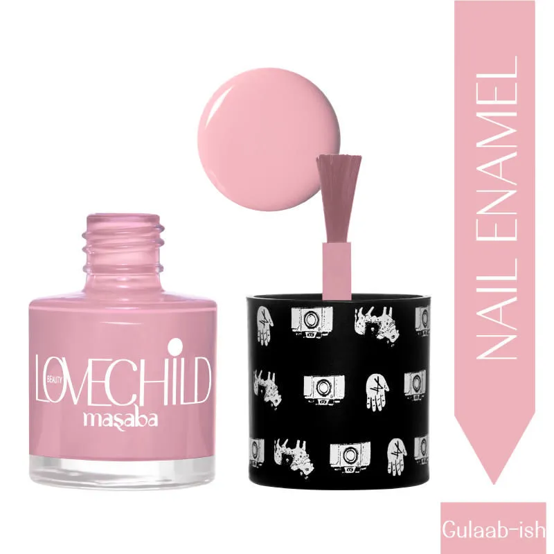 LoveChild Masaba - The Classics! Breathable Nail Enamel - 03 Gulaab-ish